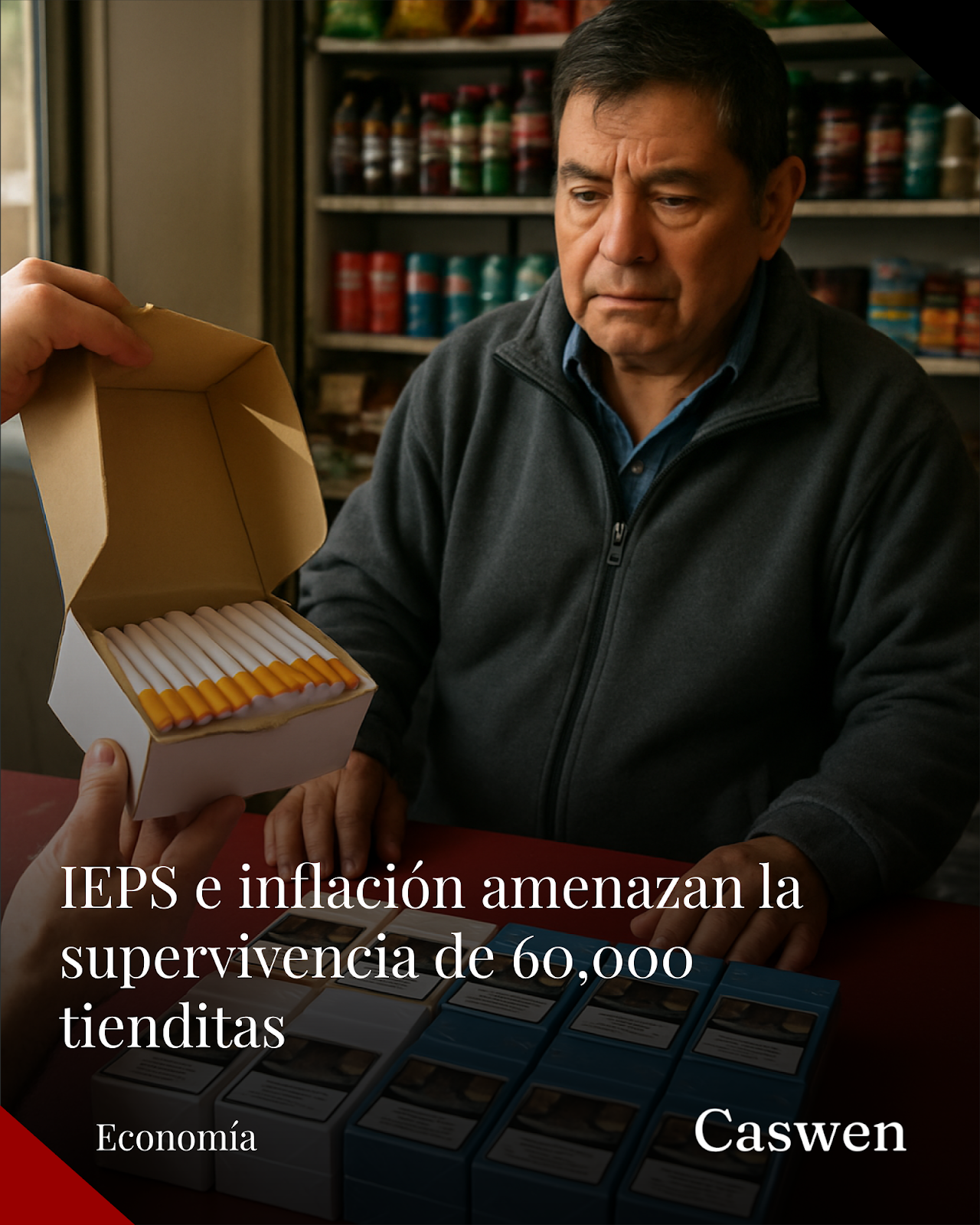 IEPS e inflación amenazan la supervivencia de 60,000 tienditas con alzas del 6% en precios