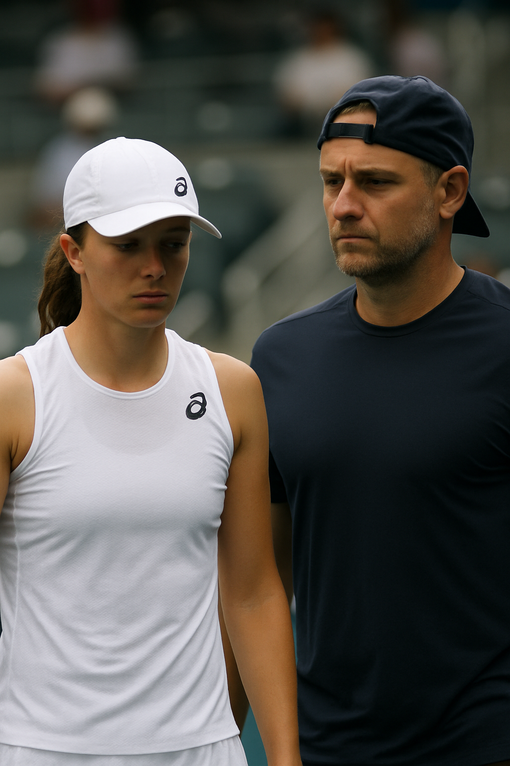 Iga Swiatek se separa de su entrenador tras su eliminación en Miami Open