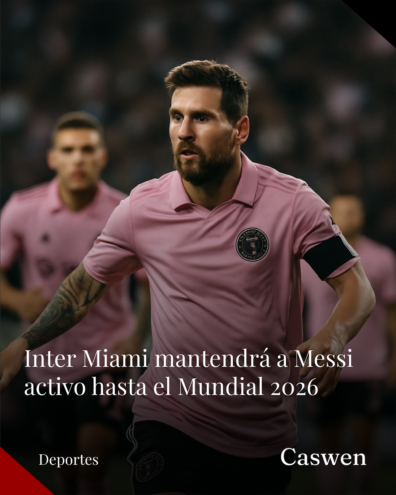 Inter Miami mantendrá a Messi activo antes del Mundial 2026