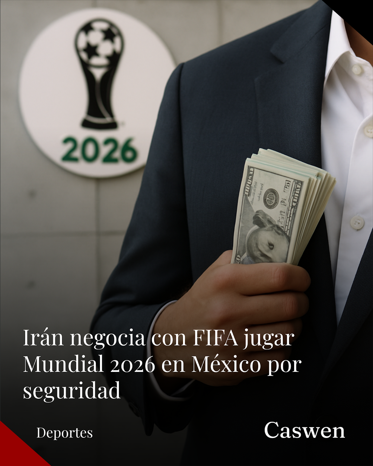 Irán negocia con FIFA trasladar sus partidos del Mundial 2026 a México