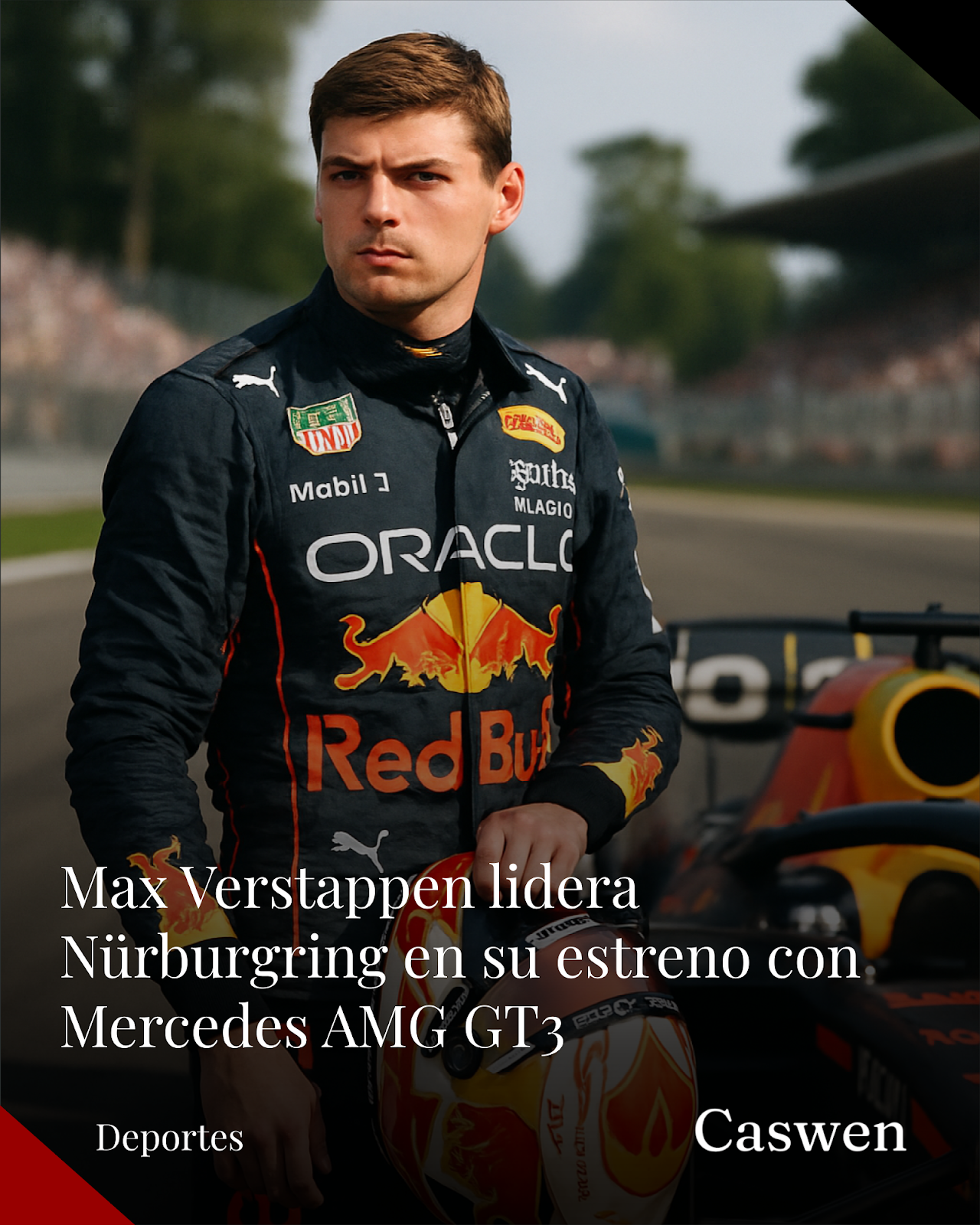 Max Verstappen triunfa en Nürburgring en su debut con Mercedes AMG GT3