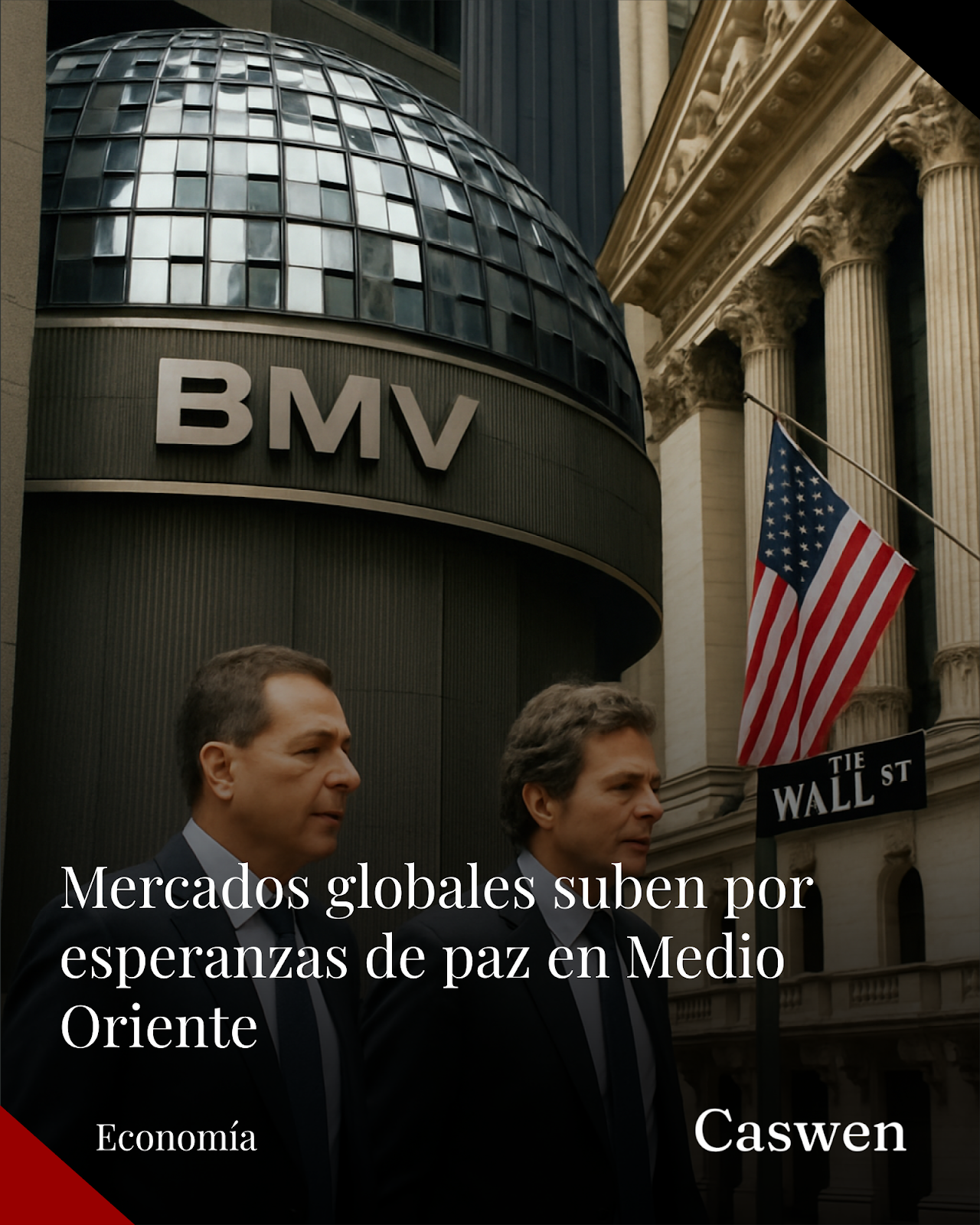 Mercados globales suben tras esperanzas de desescalada en Medio Oriente