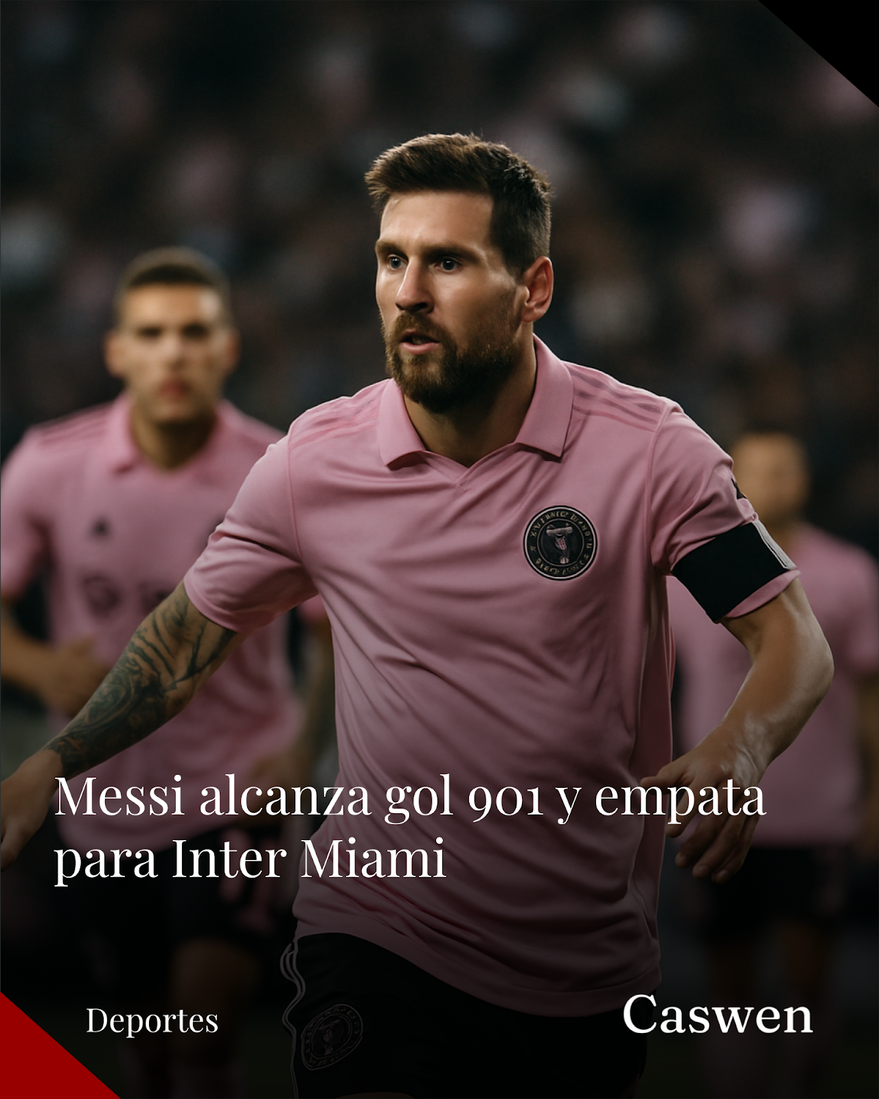 Messi anota desde tiro libre y empata para Inter Miami contra New York City