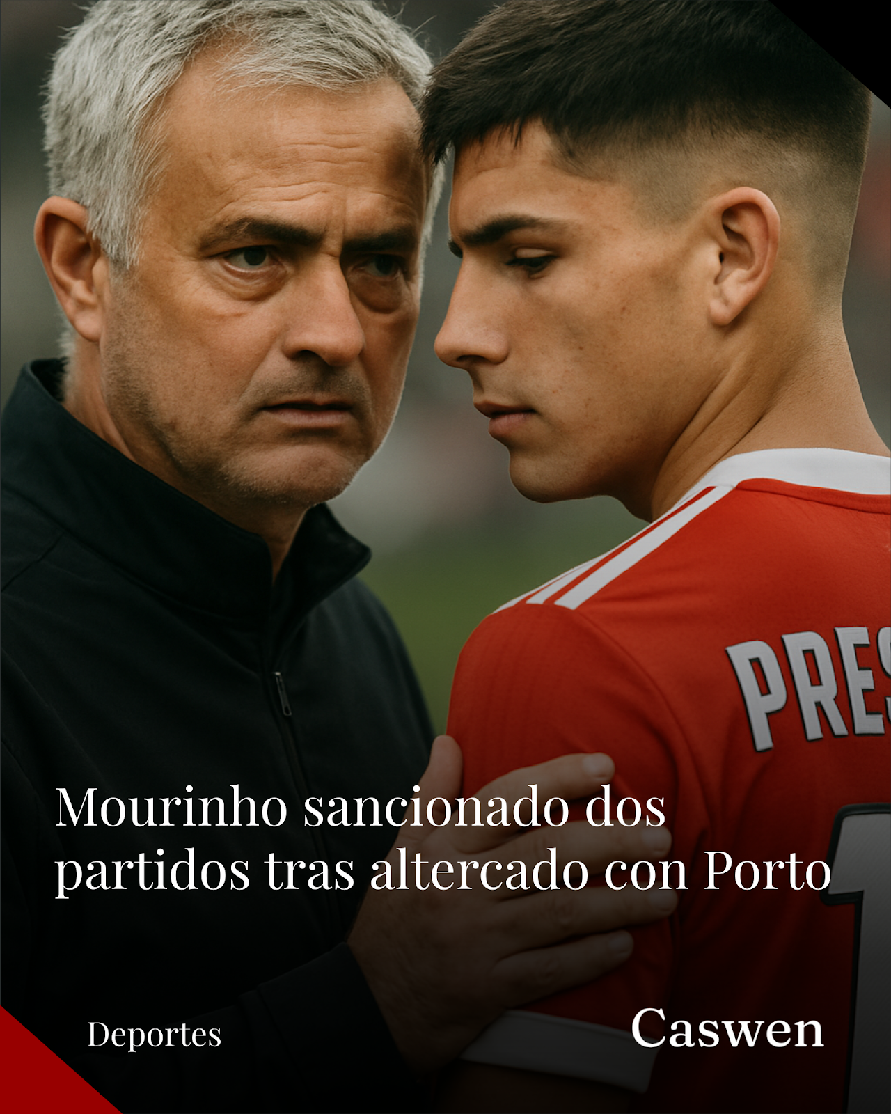 Mourinho sancionado dos partidos tras conflicto con Porto
