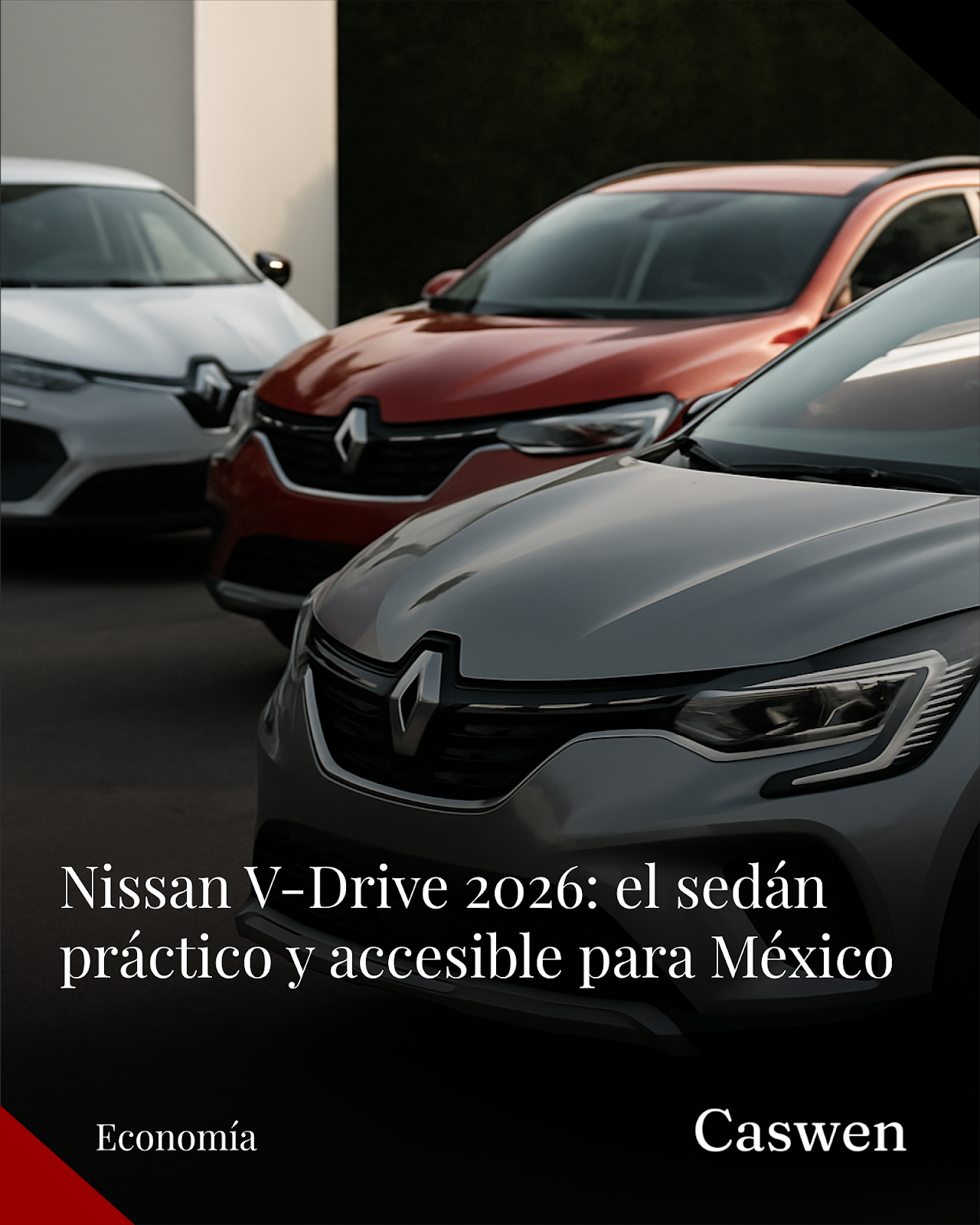Nissan lanza el sedán V-Drive 2026, su opción más accesible en México