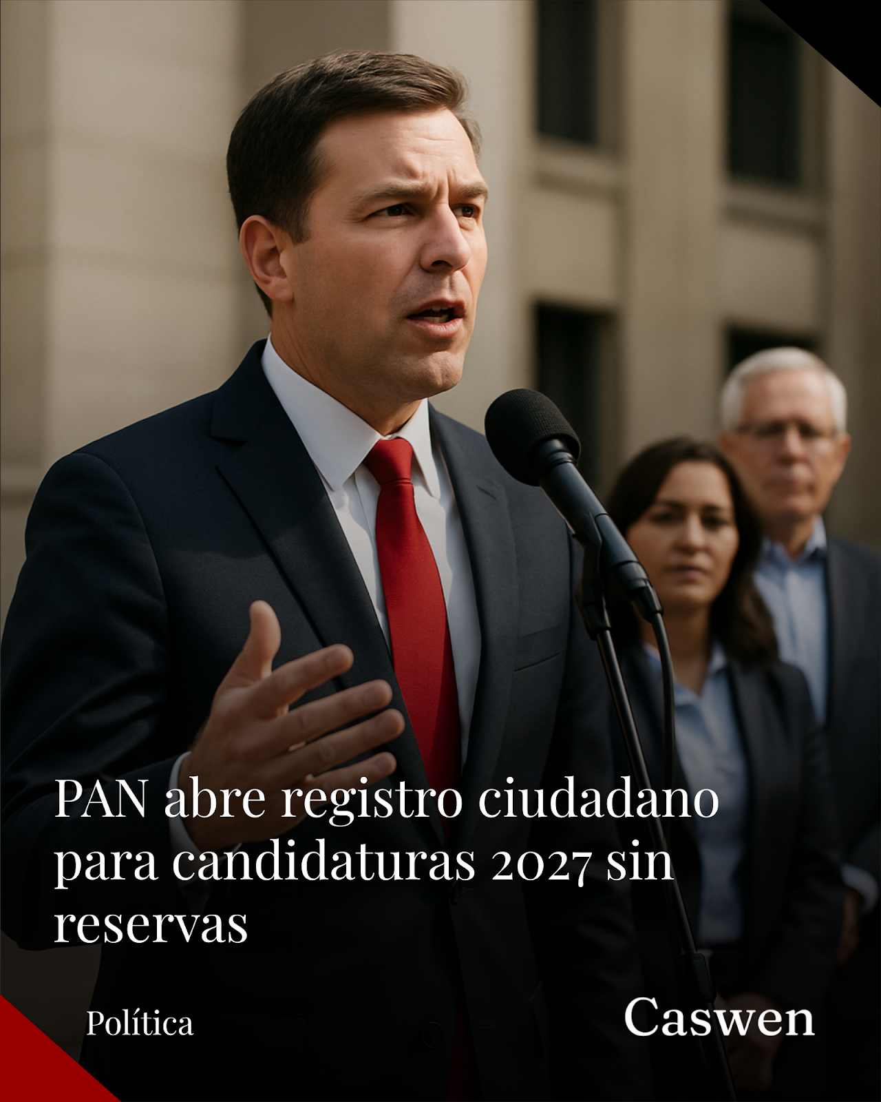 PAN abre registro ciudadano para candidatos rumbo a elecciones 2027