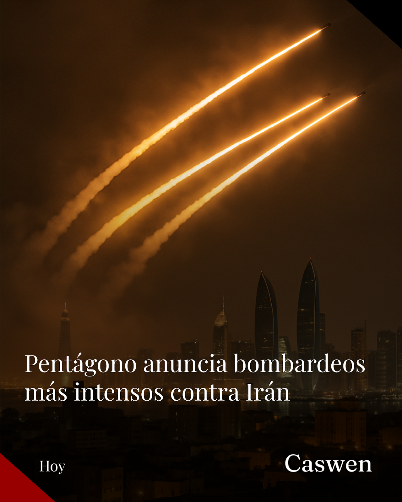 Pentágono anuncia intensificación de bombardeos contra Irán diez días después