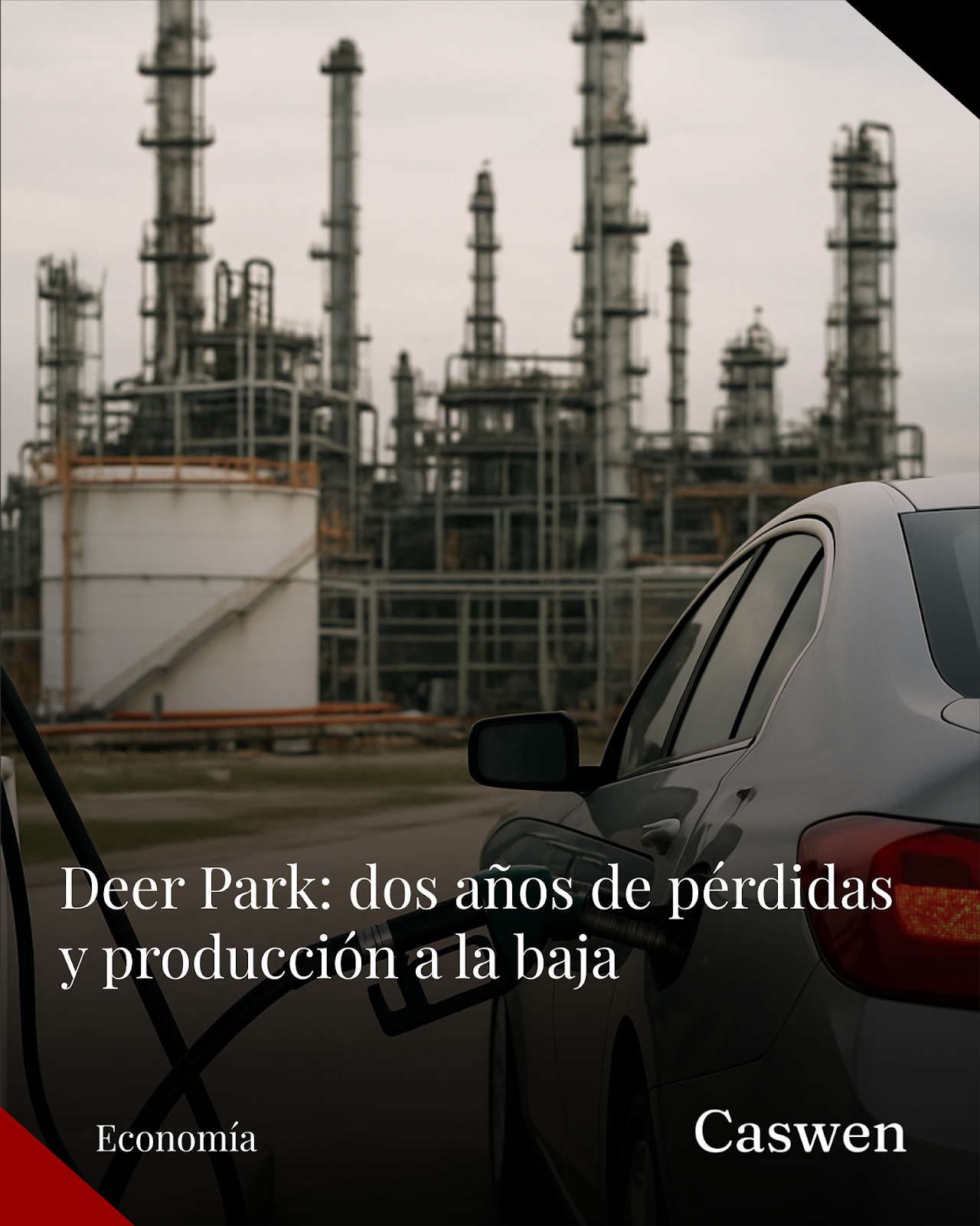 Refinería Deer Park cierra 2025 con pérdidas y baja producción