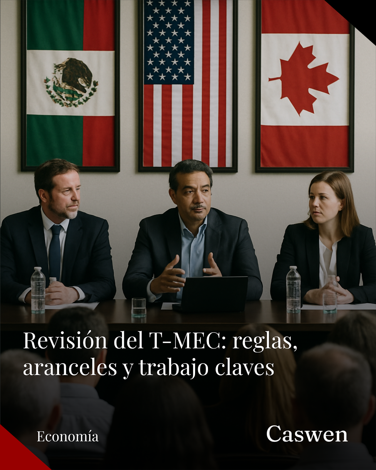 Reglas de origen, aranceles y certidumbre laboral lideran revisión del T-MEC