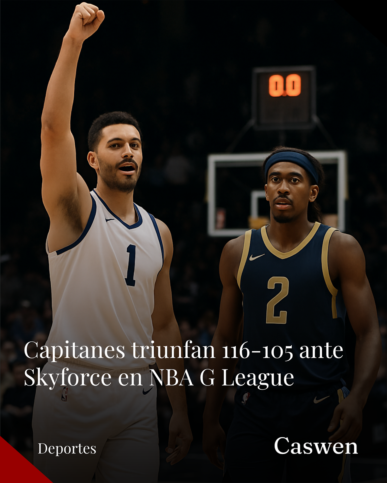 Resumen NBA G League: Capitanes vencen 116-105 a Skyforce