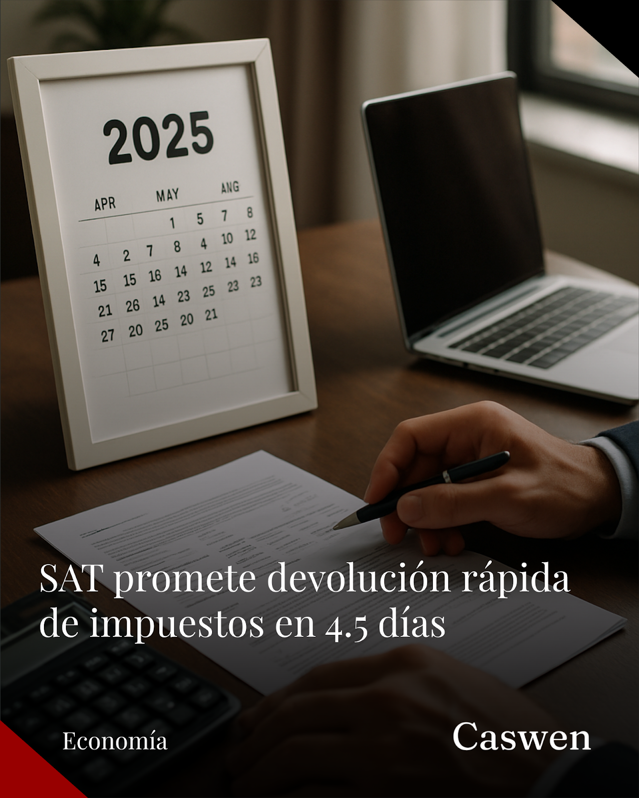 SAT promete devolución de impuestos en 4.5 días para declaración anual 2025