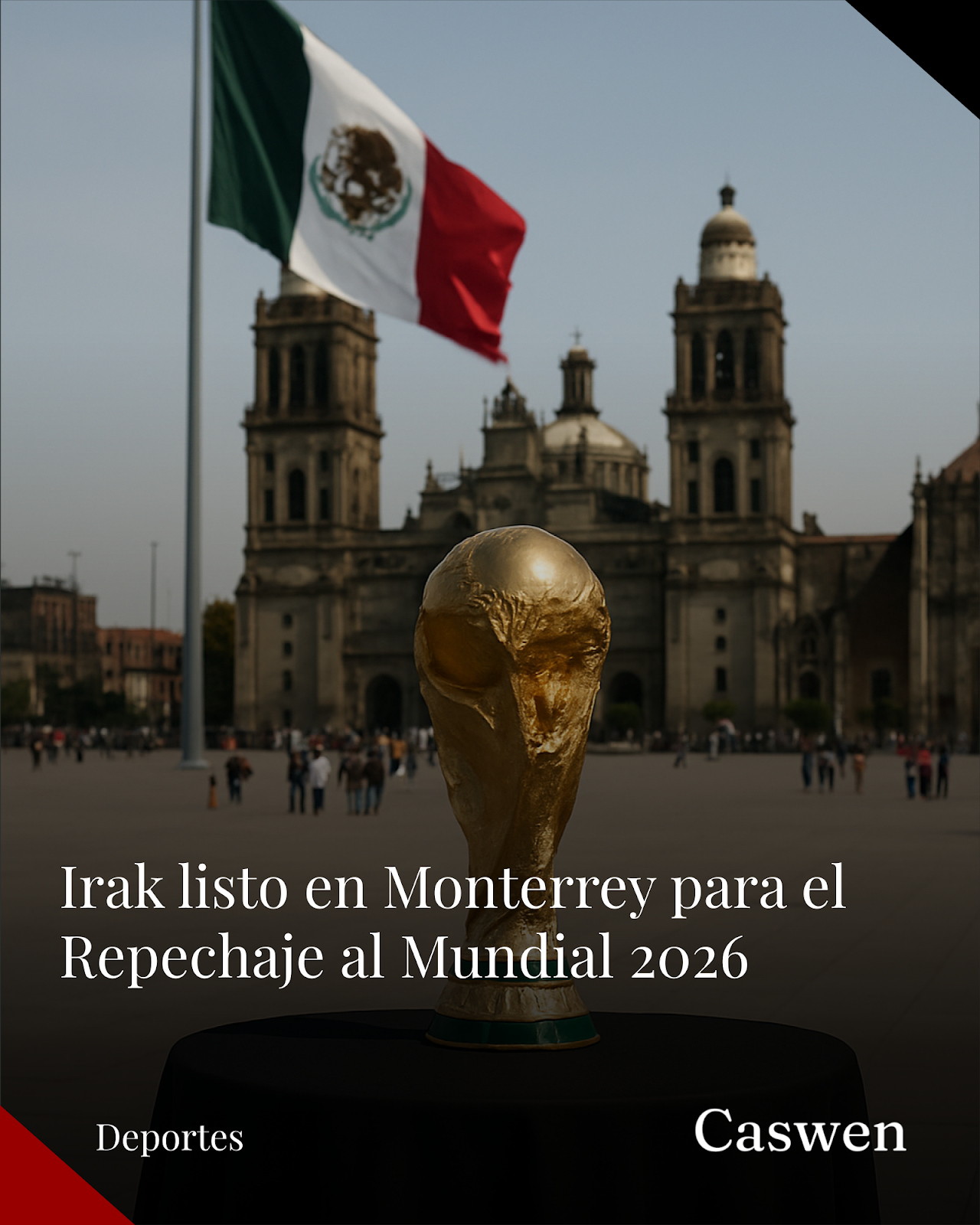 Selección de Irak ya está en Monterrey para el Repechaje rumbo a Mundial 2026