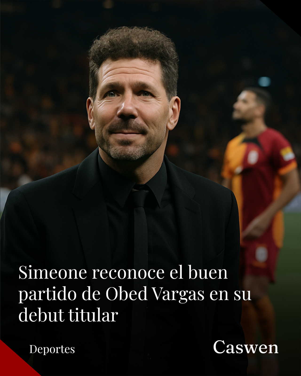 Simeone elogia a Obed Vargas tras su primera titularidad con Atlético