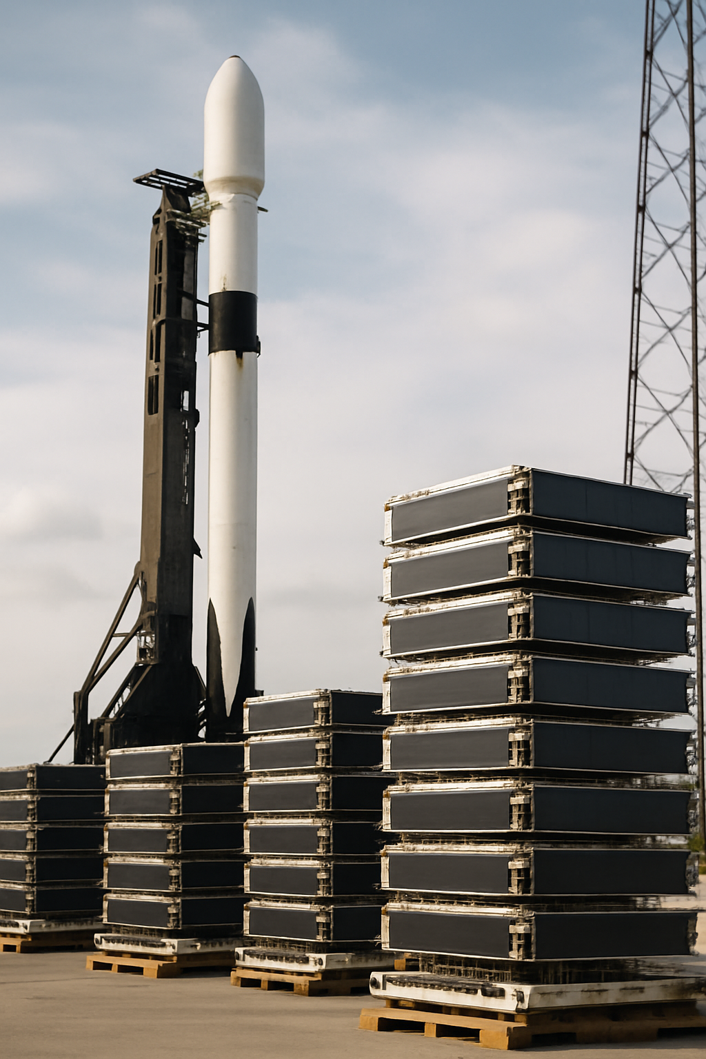 SpaceX prepara lanzamiento de nuevos satélites Starlink para ampliar internet global
