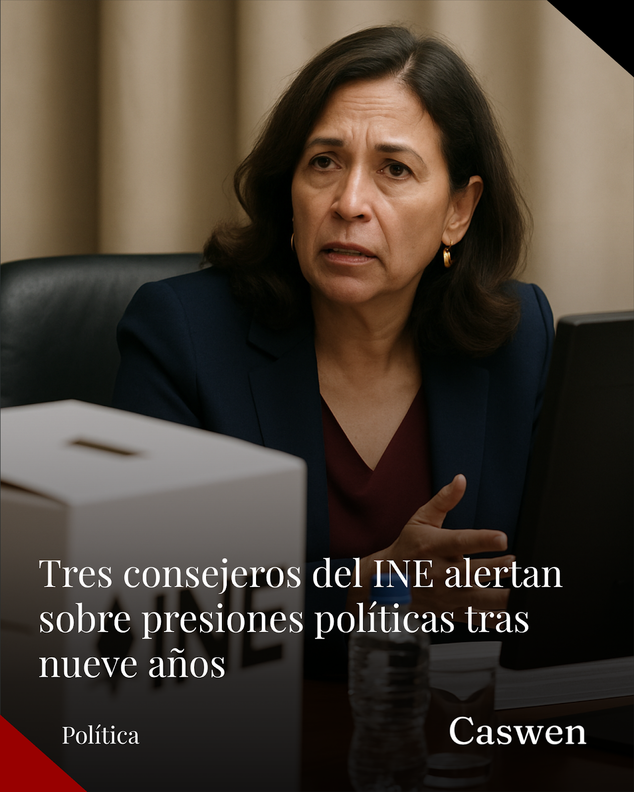 Tres consejeros del INE concluyen nueve años y alertan sobre presiones políticas