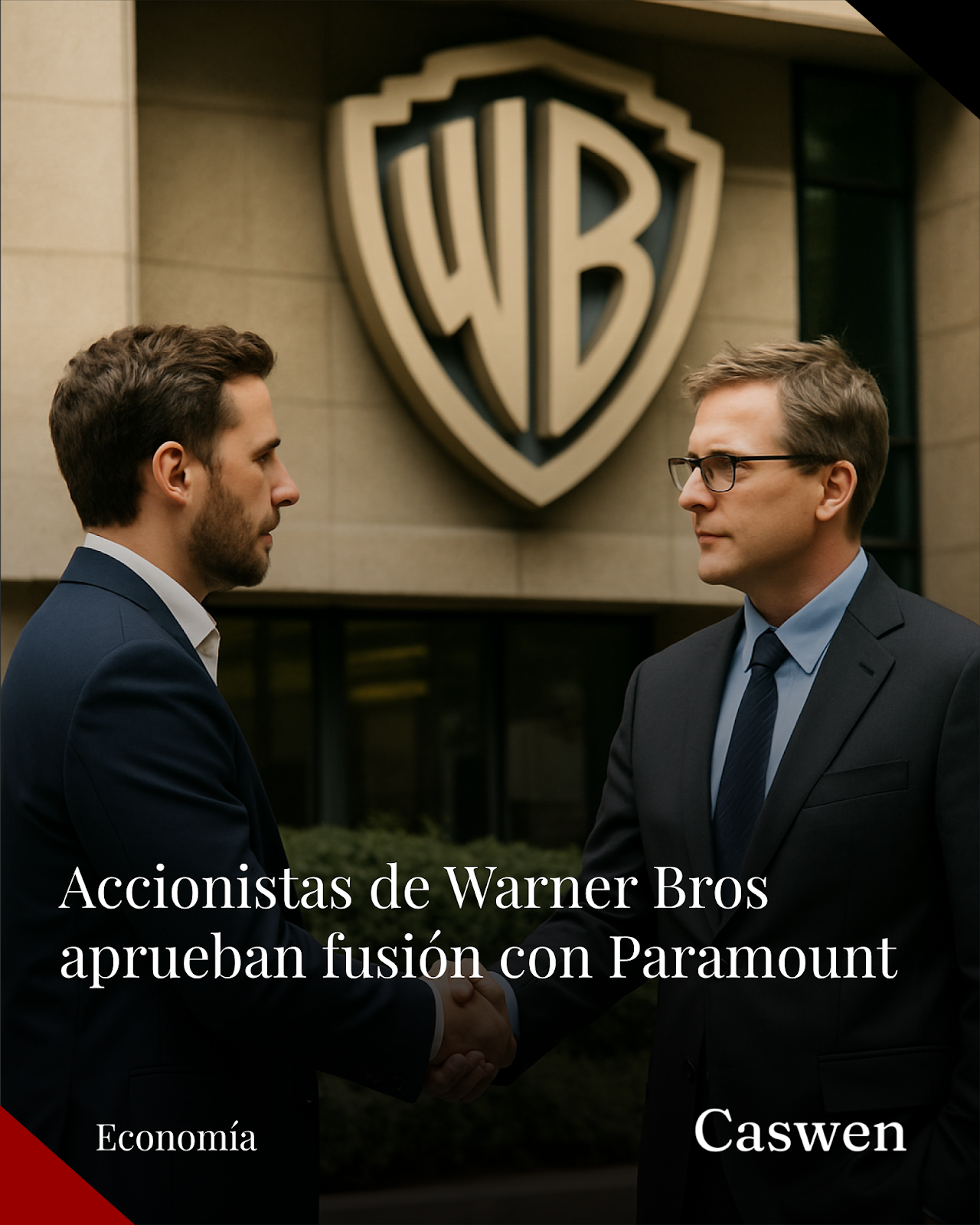 Accionistas de Warner Bros aprueban la fusión con Paramount