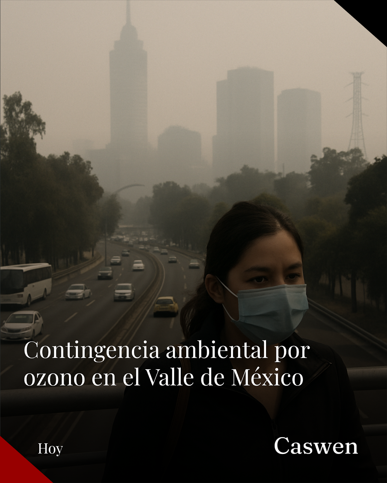 Activan contingencia ambiental por ozono en la Zona Metropolitana del Valle de México