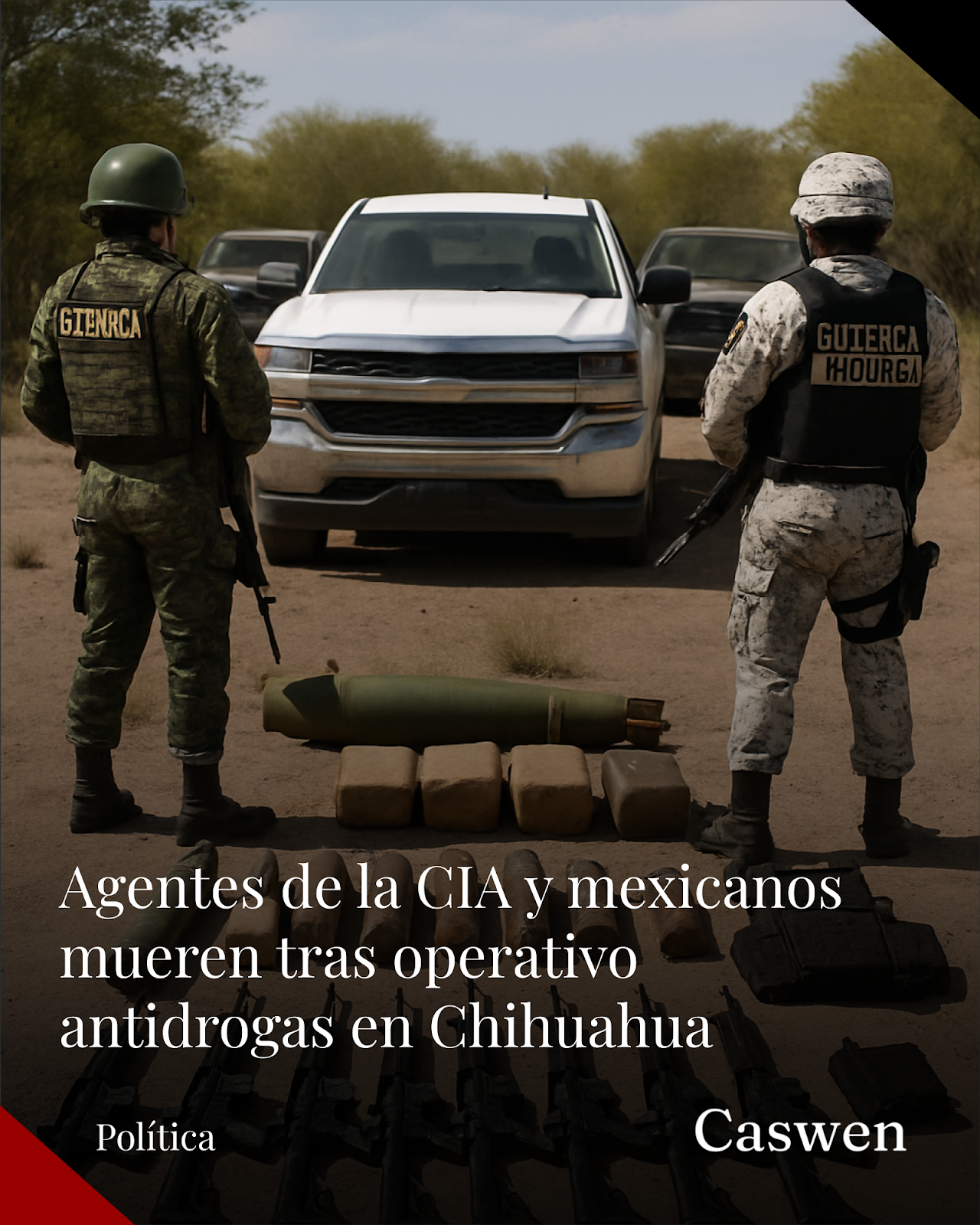 Agentes de la CIA y mexicanos mueren en accidente tras operativo antidrogas en Chihuahua