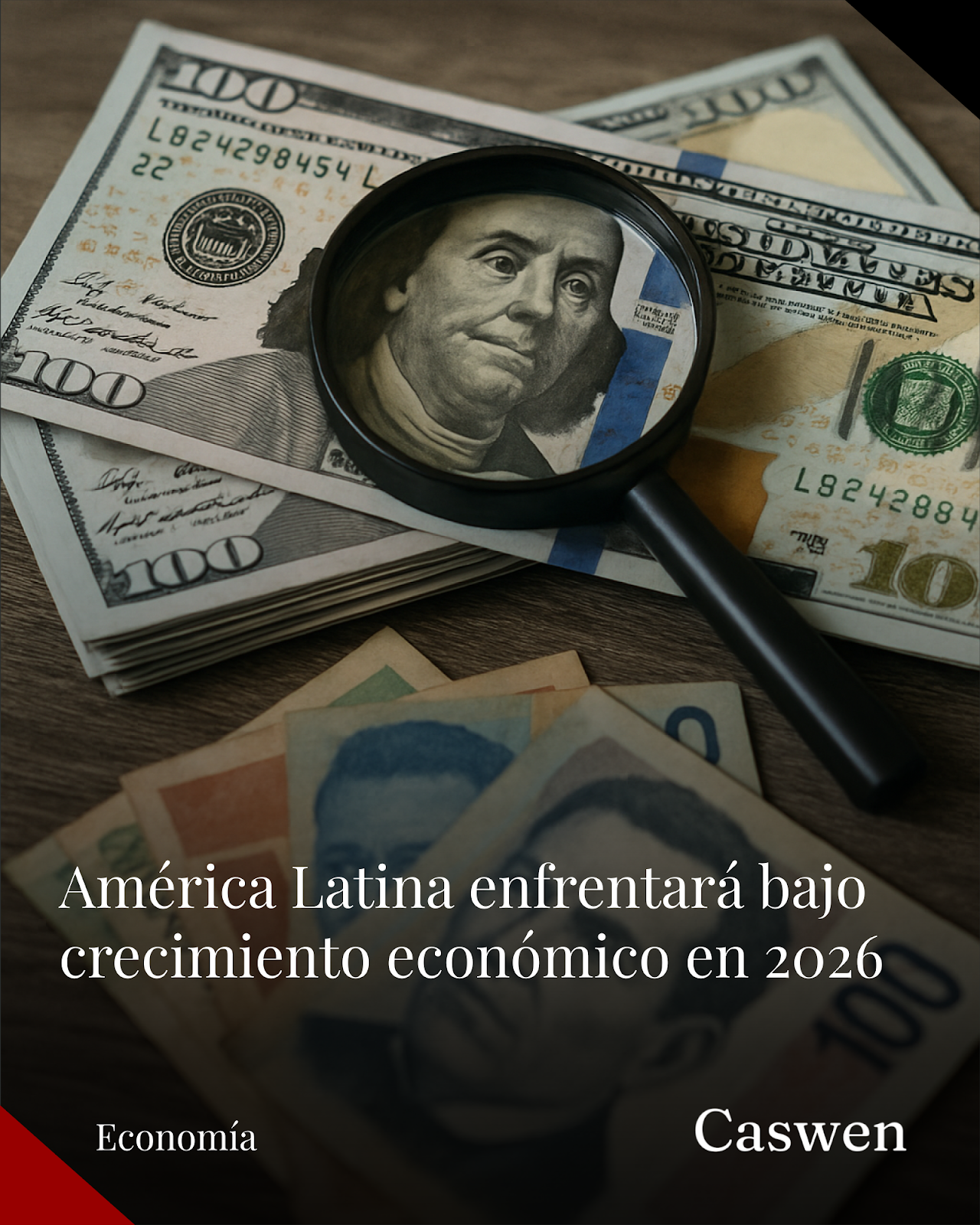 América Latina enfrentará bajo crecimiento económico en 2026