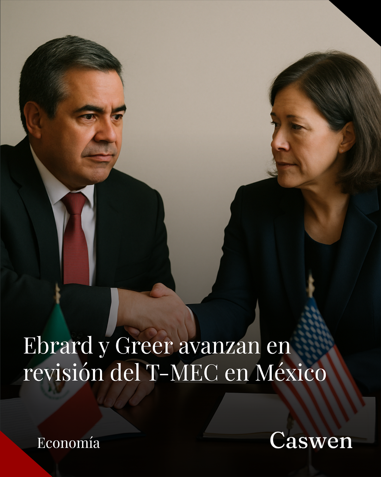 Avanzan negociaciones en México para revisión del T-MEC entre Ebrard y Greer