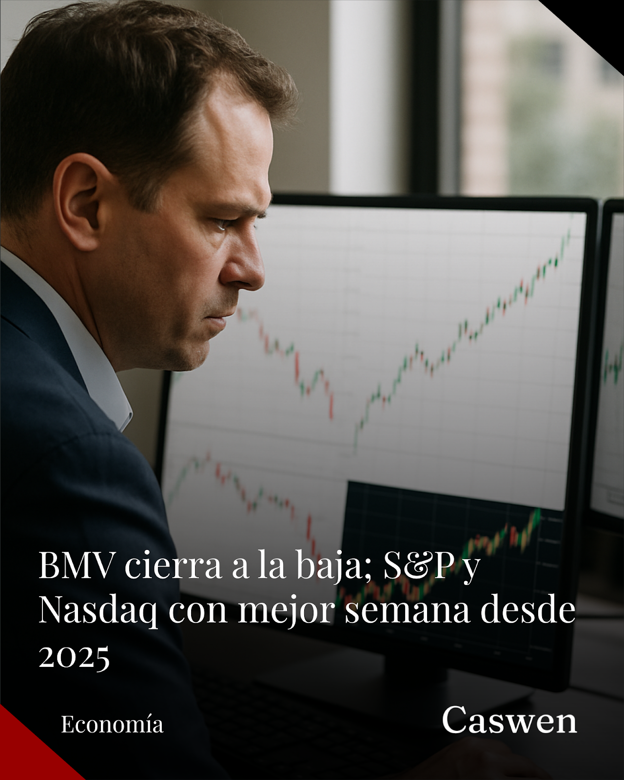 BMV cierra con baja por Peñoles; S&P y Nasdaq registran su mejor semana desde 2025