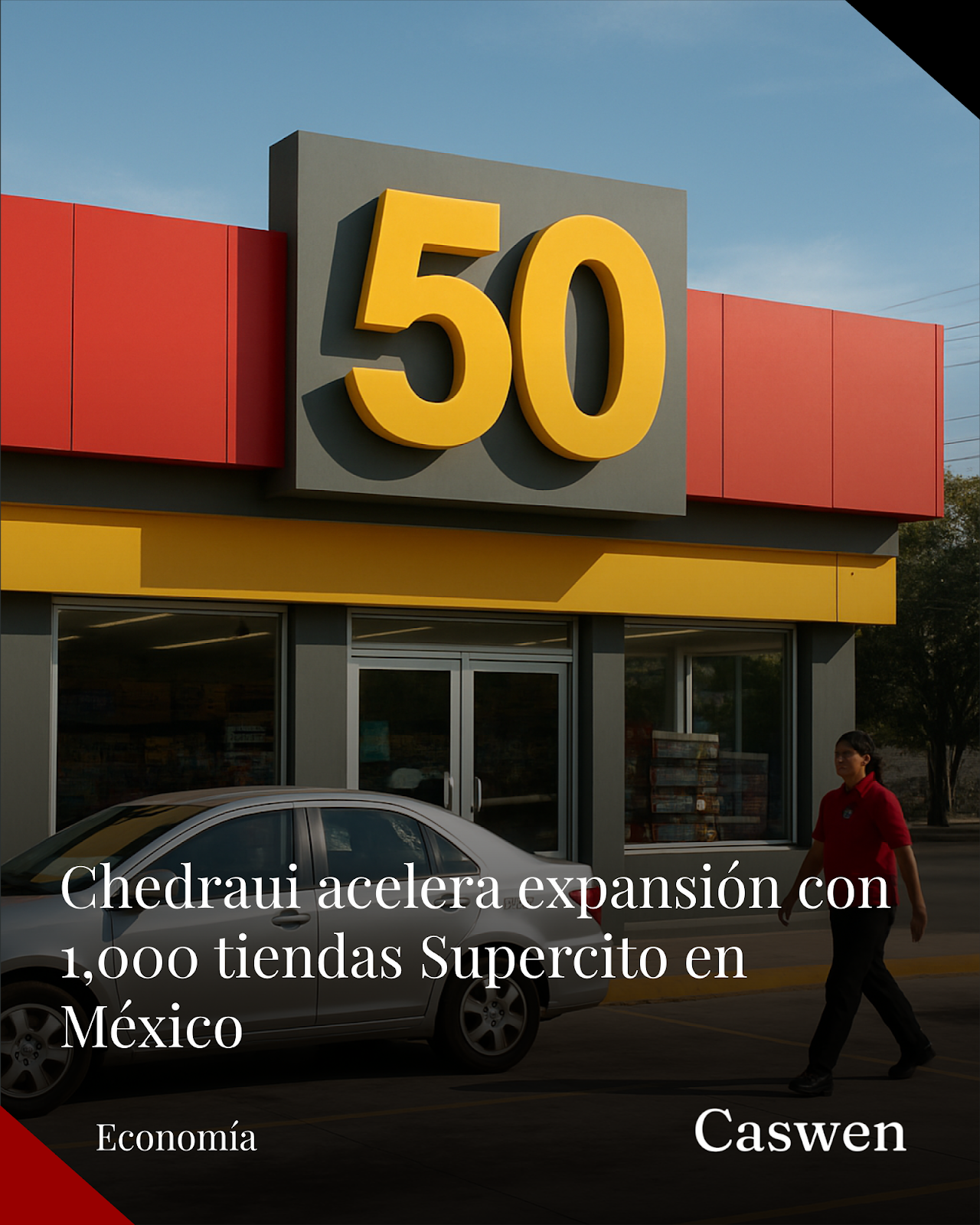 Chedraui proyecta 1,000 tiendas Supercito para competir con Oxxo y 3B