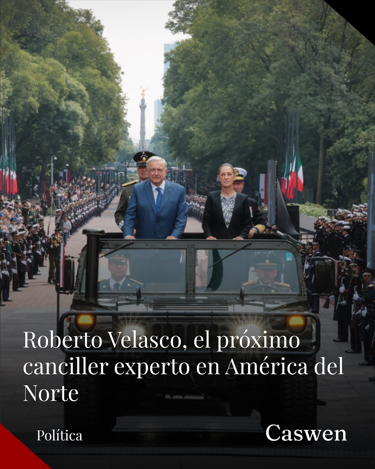 Claudia Sheinbaum propone a Roberto Velasco como nuevo canciller de México