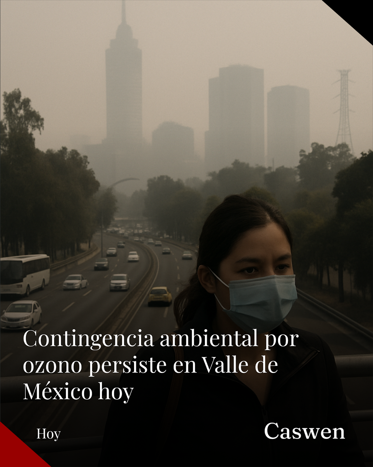 Contingencia ambiental por ozono continúa en el Valle de México este 26 de abril