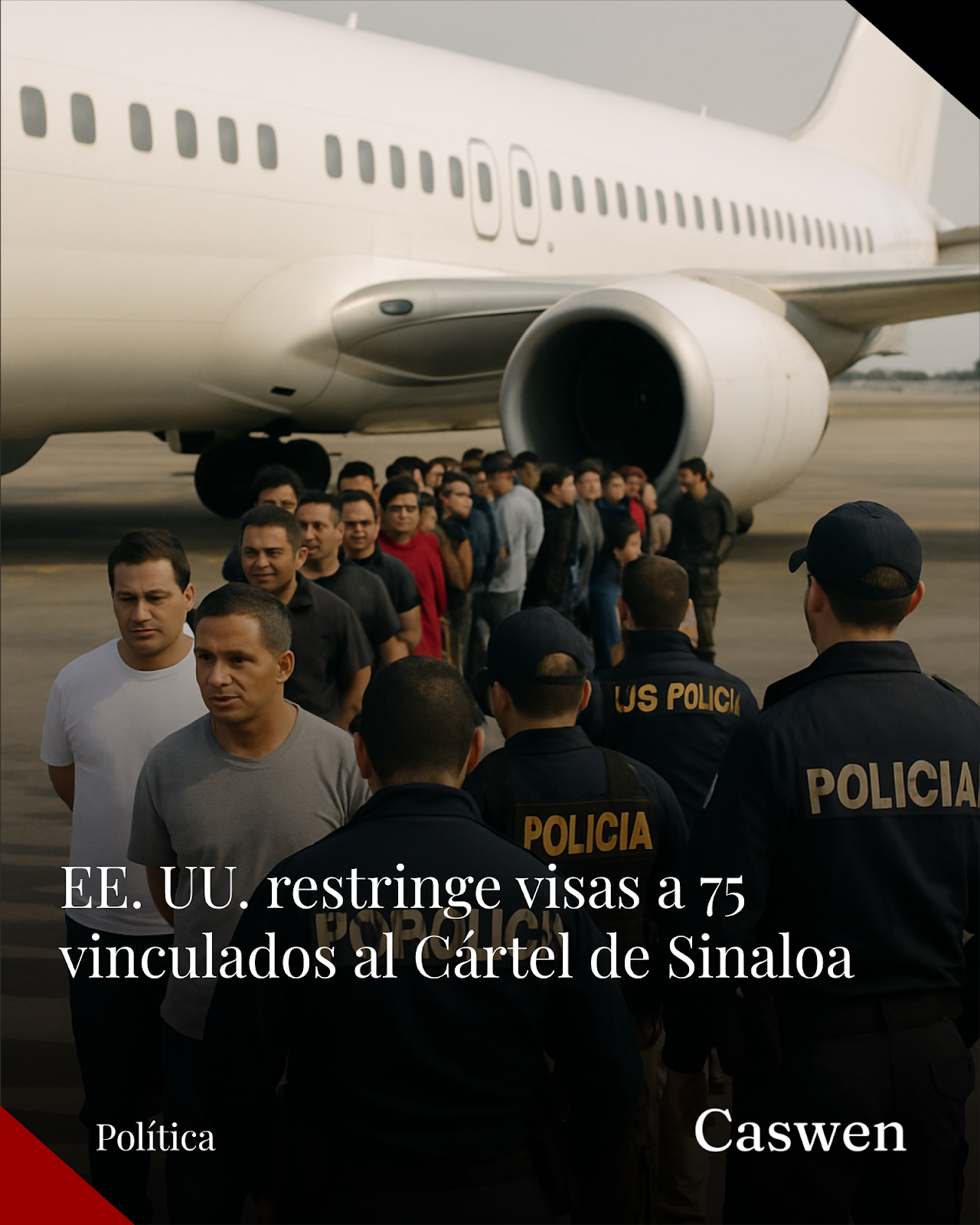 EE. UU. restringe visas a 75 vinculados al Cártel de Sinaloa para combatir narcotráfico