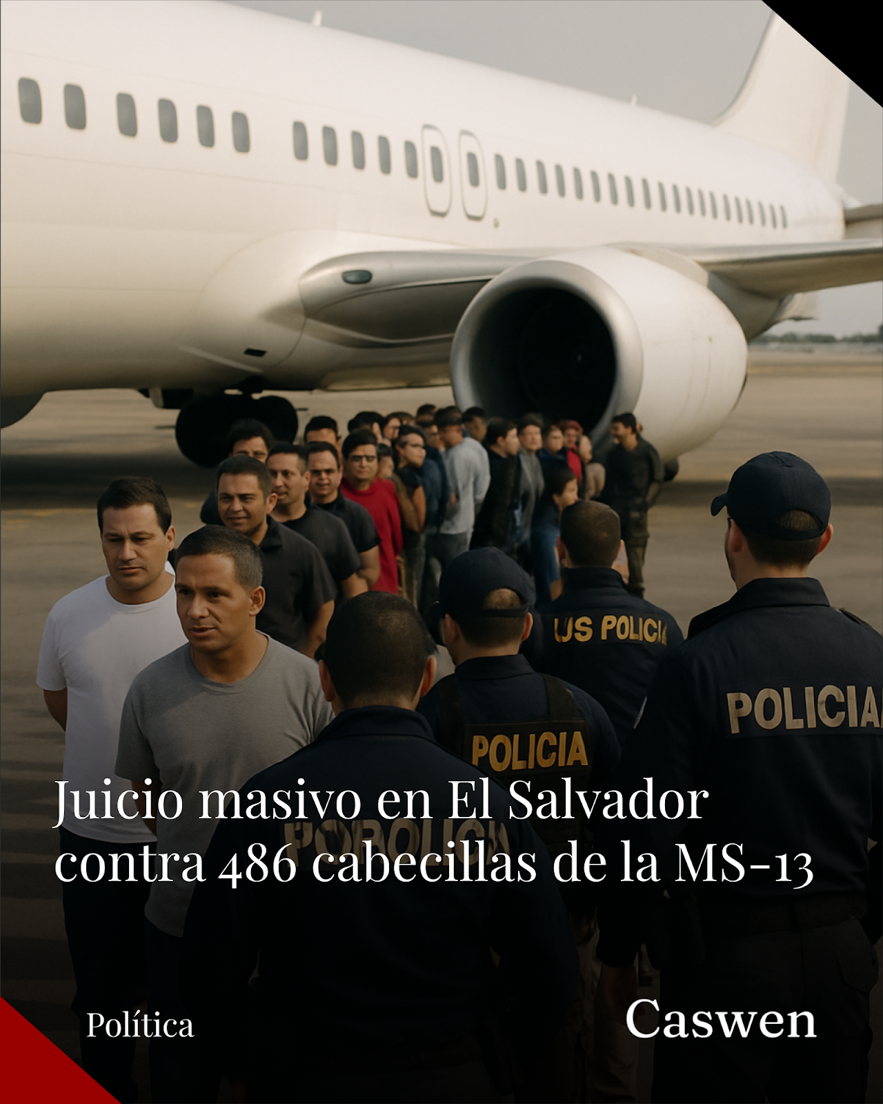 El Salvador inicia juicio masivo contra 486 acusados de integrar la MS-13