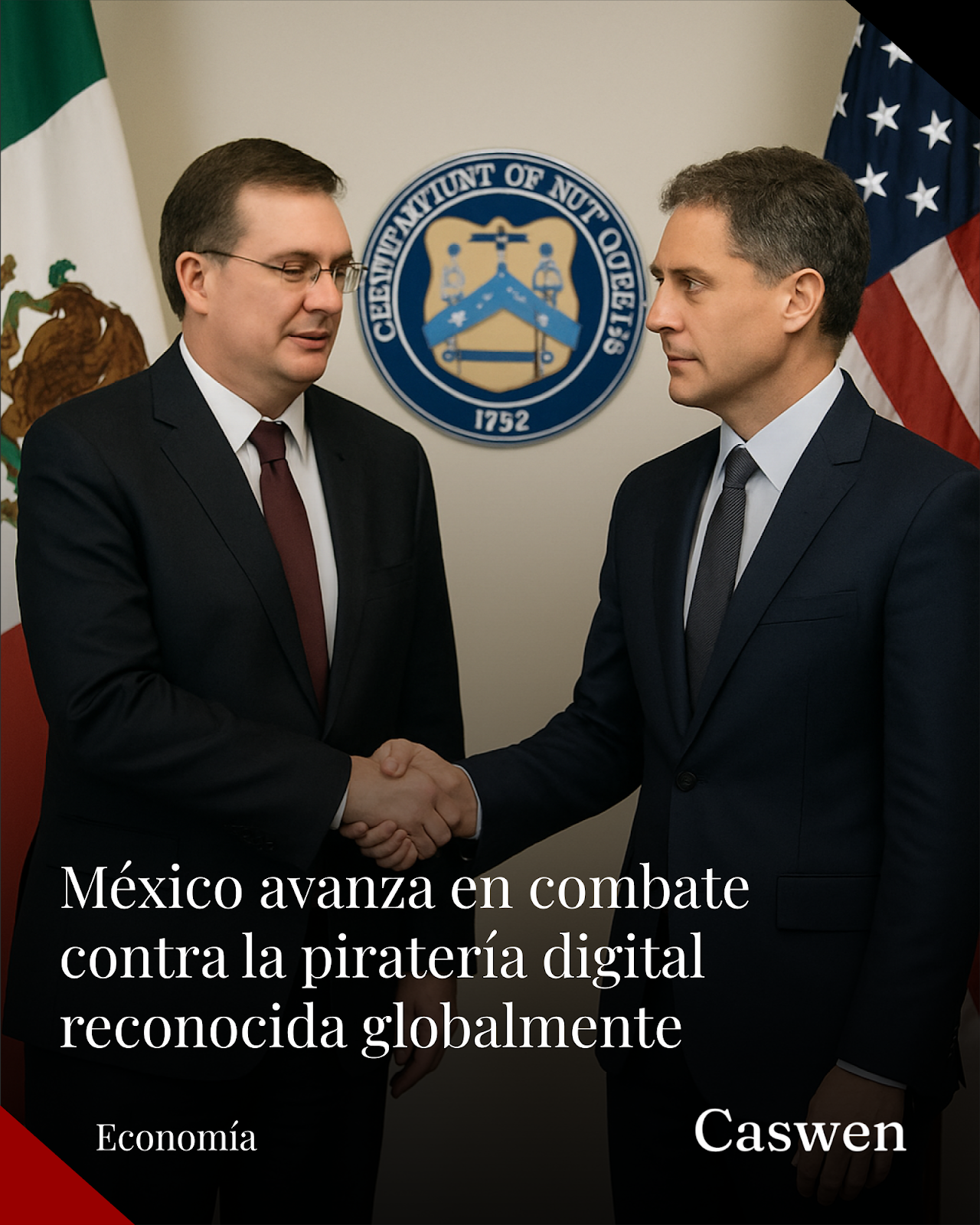 Estados Unidos reconoce avances de México en combate a la piratería digital