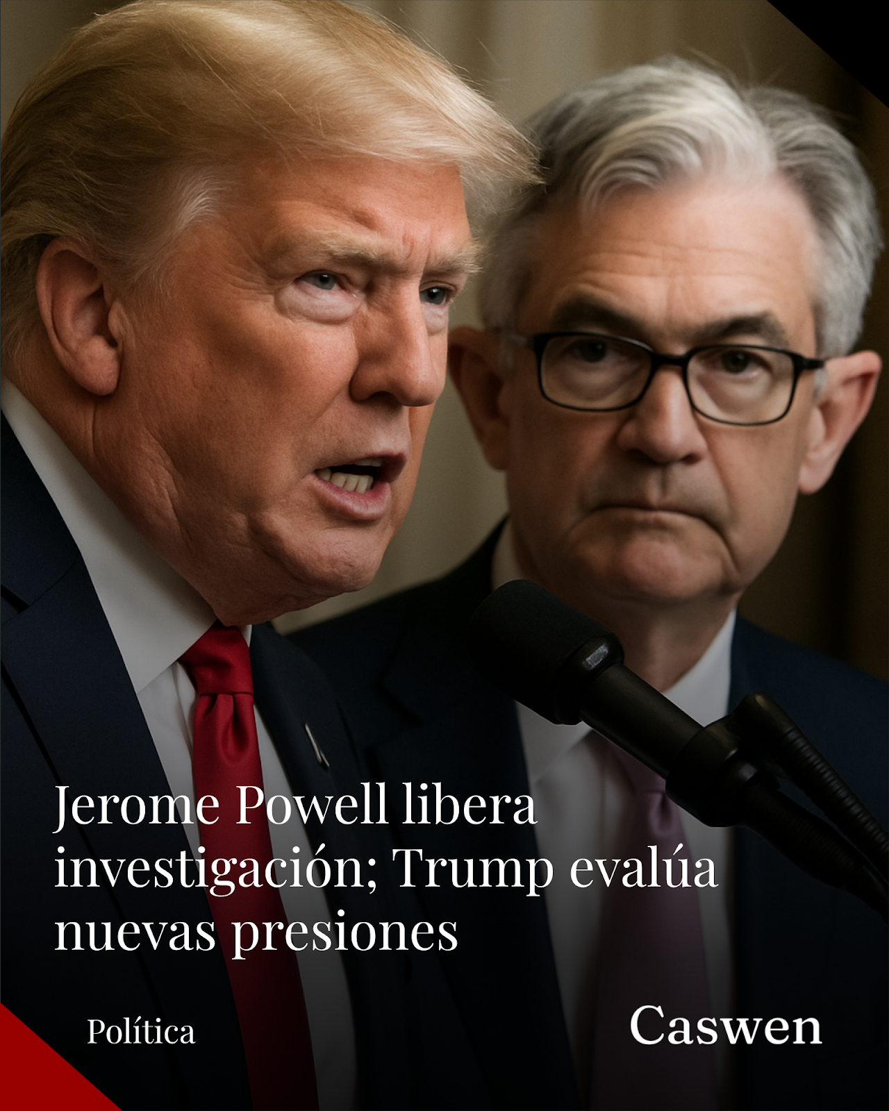 Fiscalía de EU cierra investigación contra Jerome Powell y Trump busca nuevas estrategias
