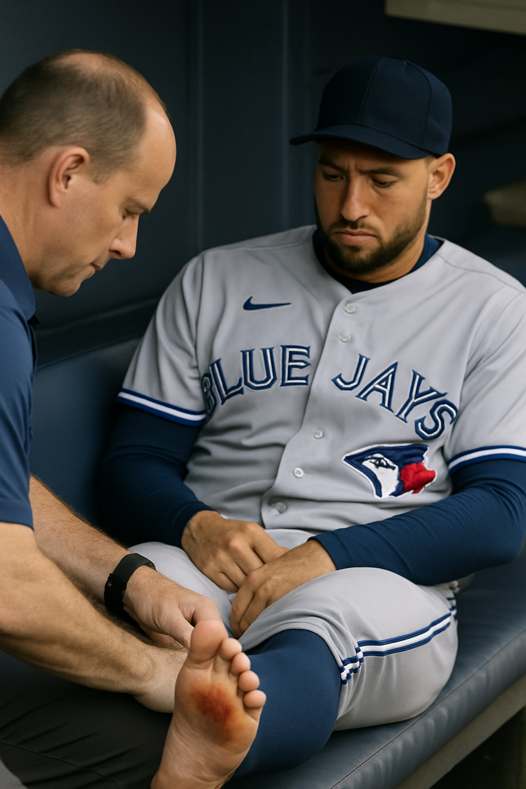 George Springer de Blue Jays sufre fractura en dedo del pie izquierdo