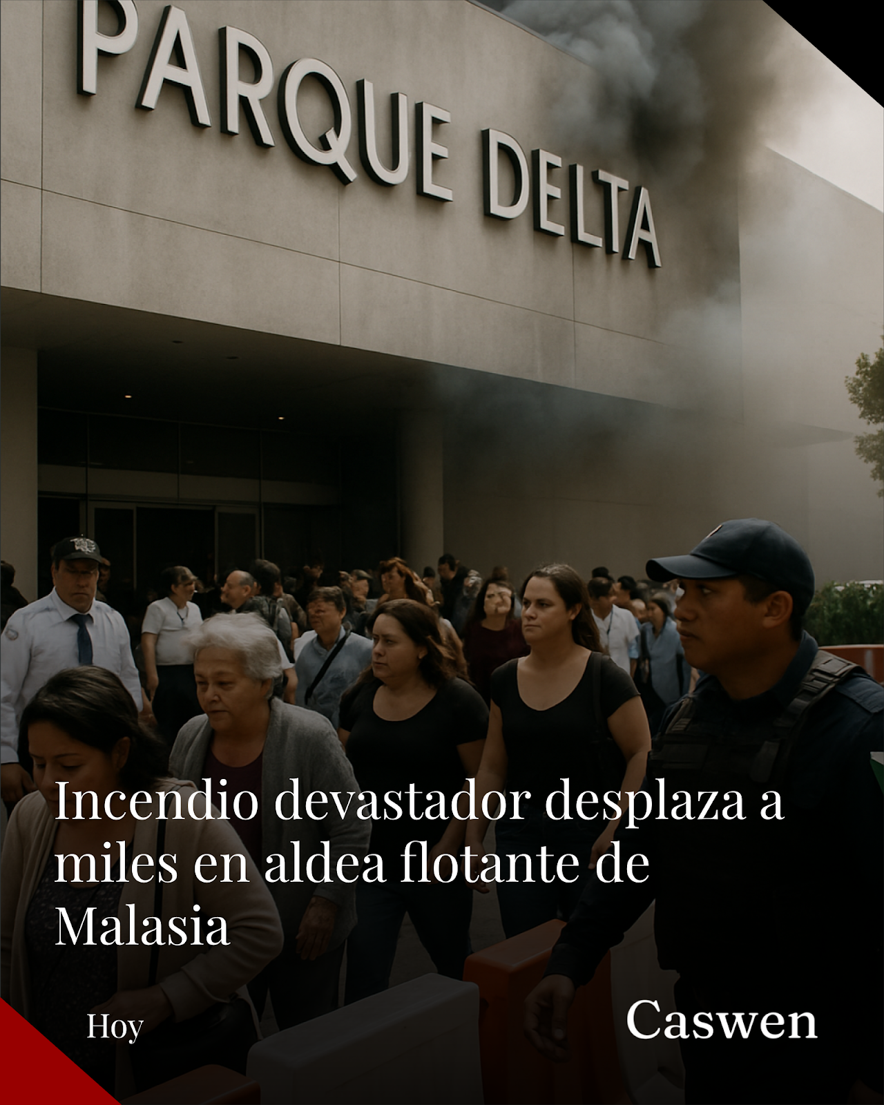 Incendio destruye aldea flotante en Sabah y obliga a evacuar a 9,000 personas