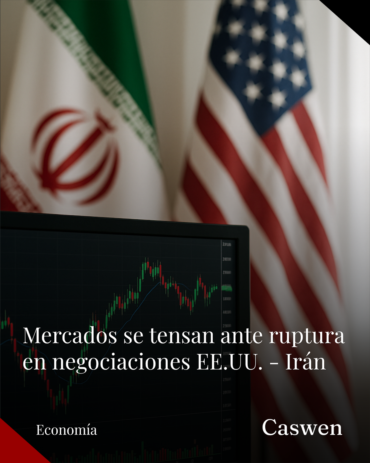 Incertidumbre en mercados tras ruptura de negociaciones entre EE.UU. e Irán