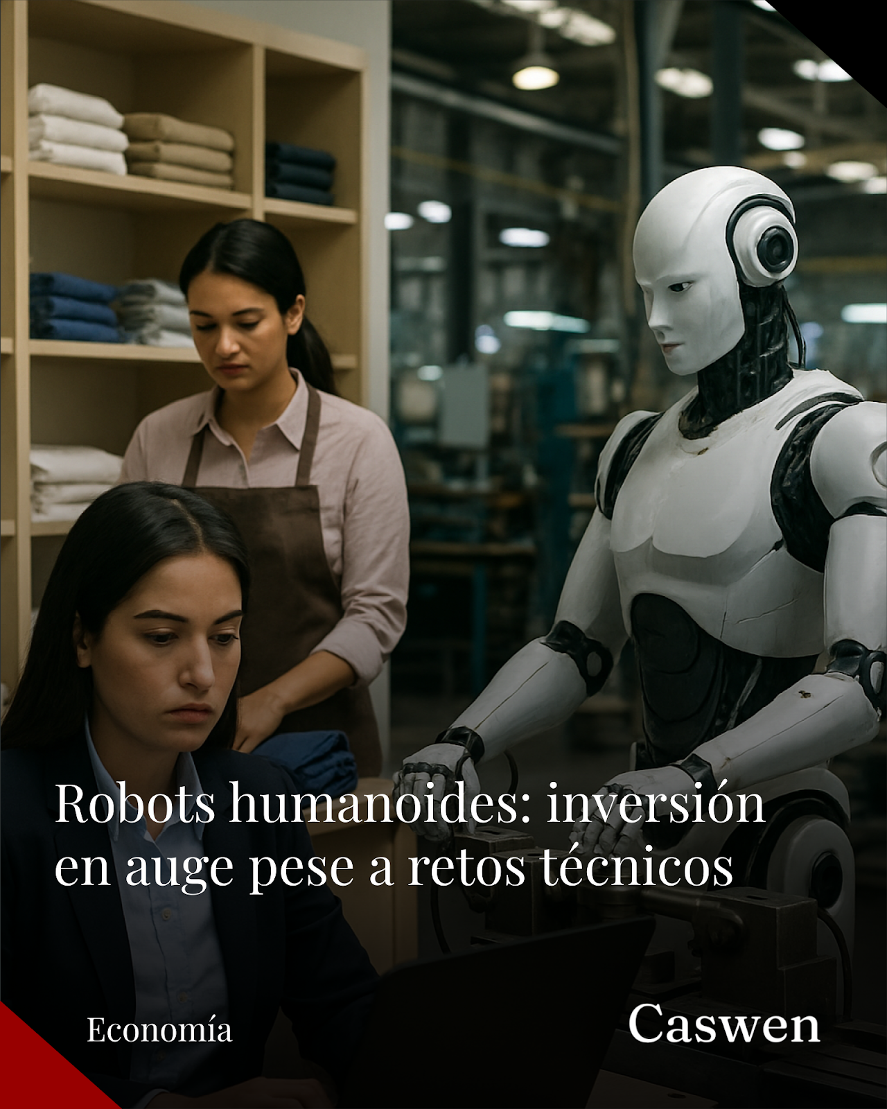 Industria de robots humanoides atrae inversión pese a desafíos técnicos y costos