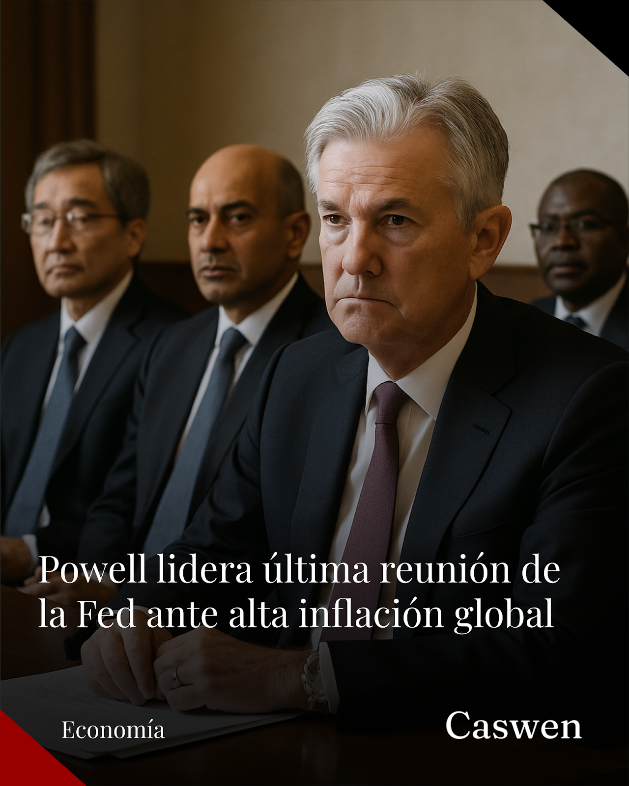 Jerome Powell lidera su última reunión en la Fed amid elevación de inflación por conflicto en Oriente Medio