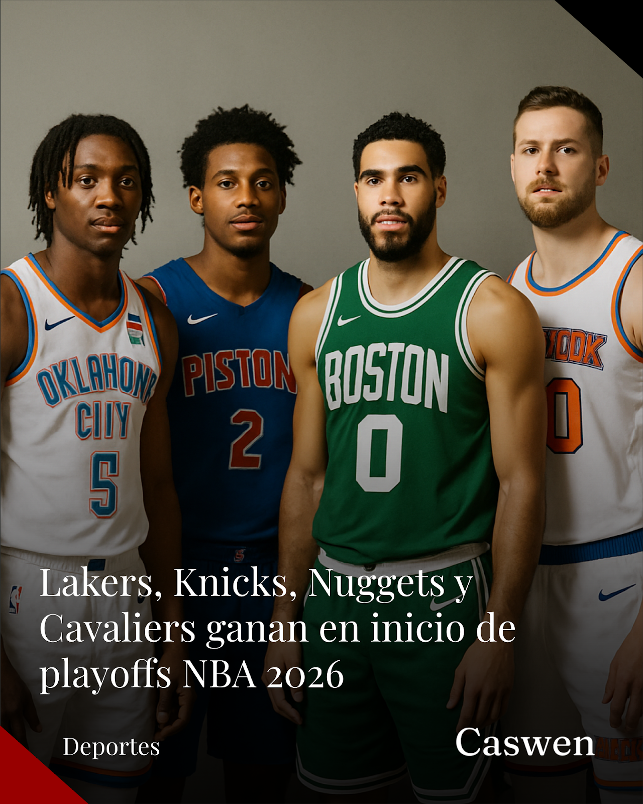 Lakers, Knicks, Nuggets y Cavaliers ganan en el inicio de playoffs NBA 2026