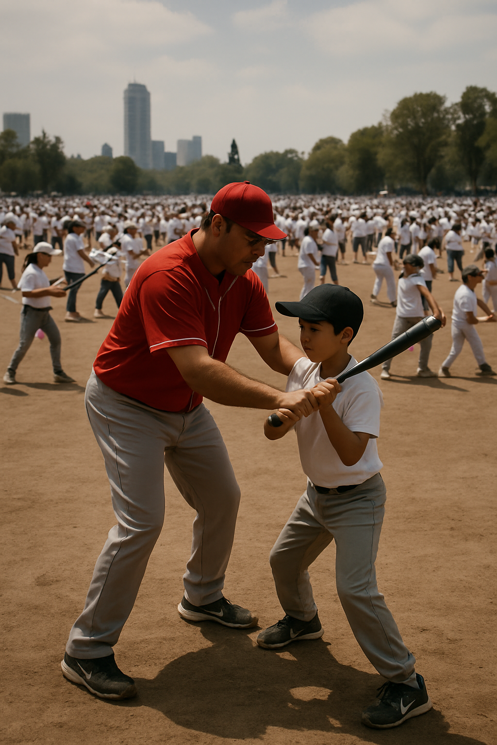 Más de 50,000 personas participan en clase simultánea de béisbol y sóftbol en México