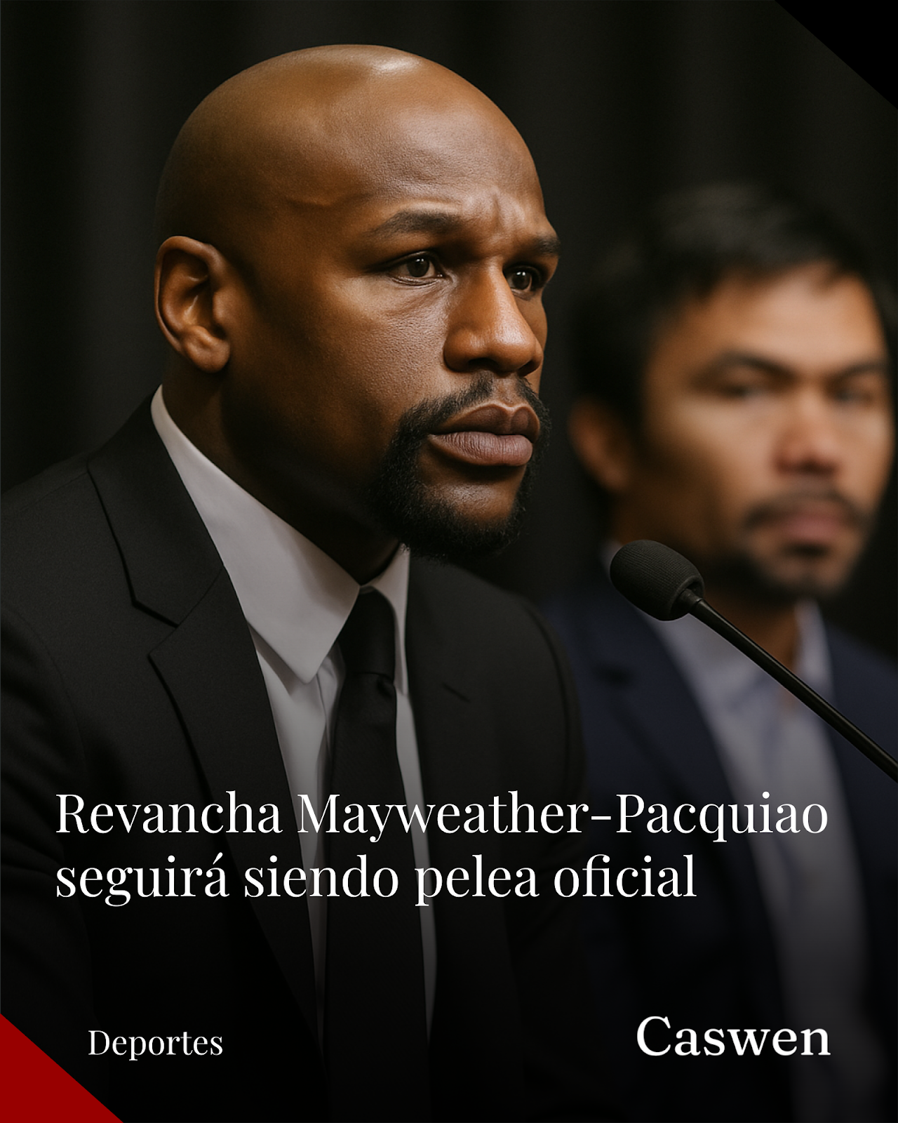 Pacquiao niega que revancha con Mayweather sea exhibición y mantiene pelea oficial