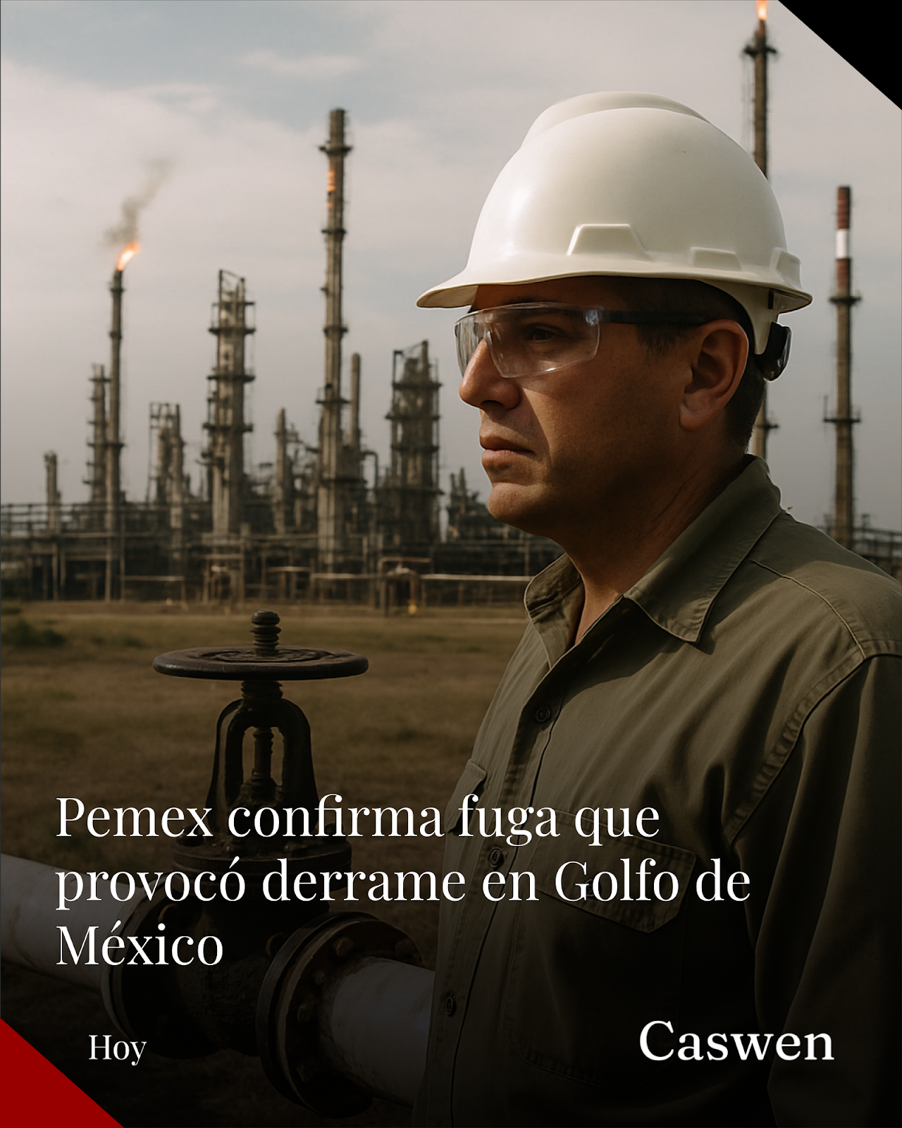 Pemex confirma que derrame en Golfo de México fue causado por una fuga en Cantarell