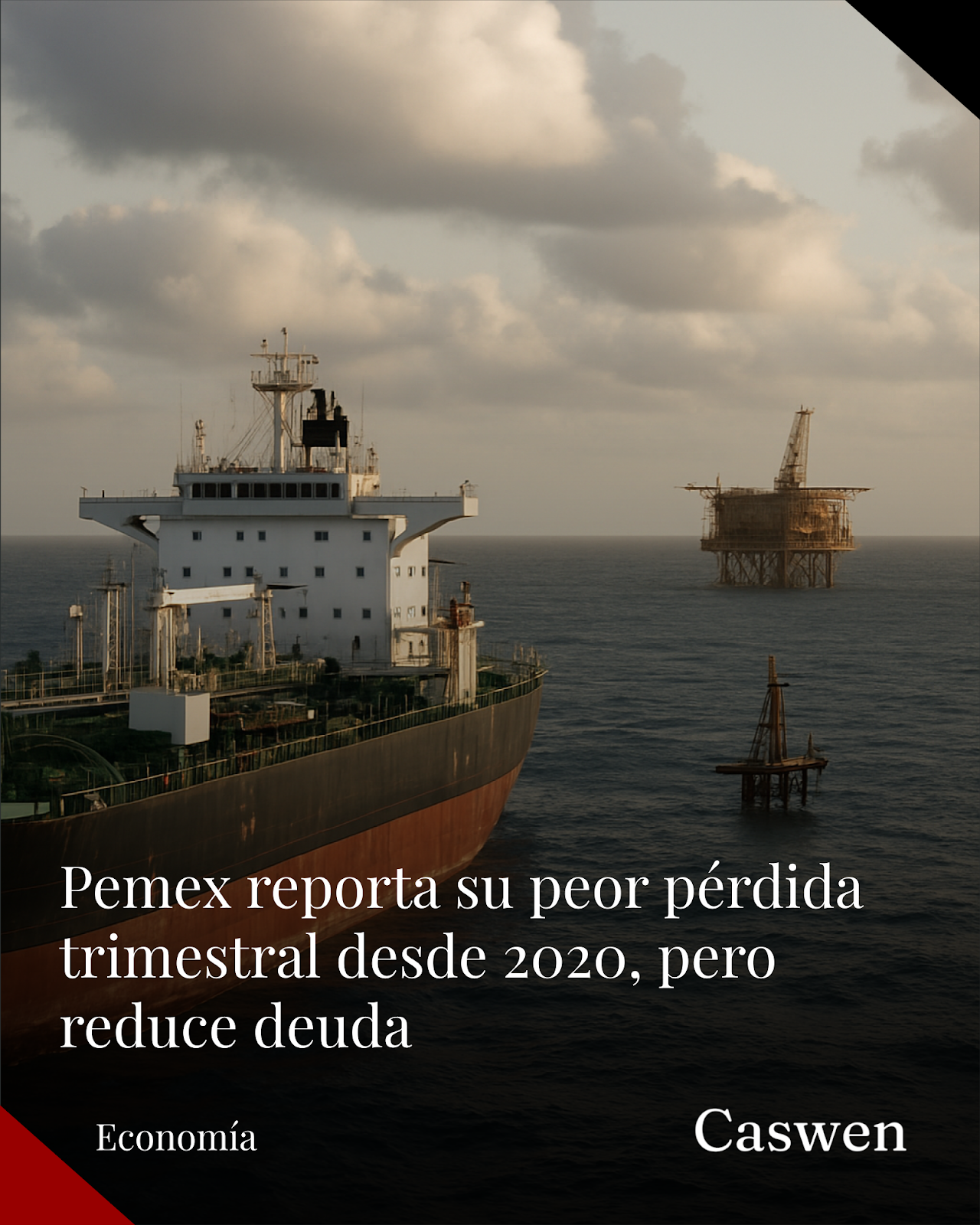 Pemex reporta pérdida de 46 mil mdp en primer trimestre, su peor inicio desde 2020