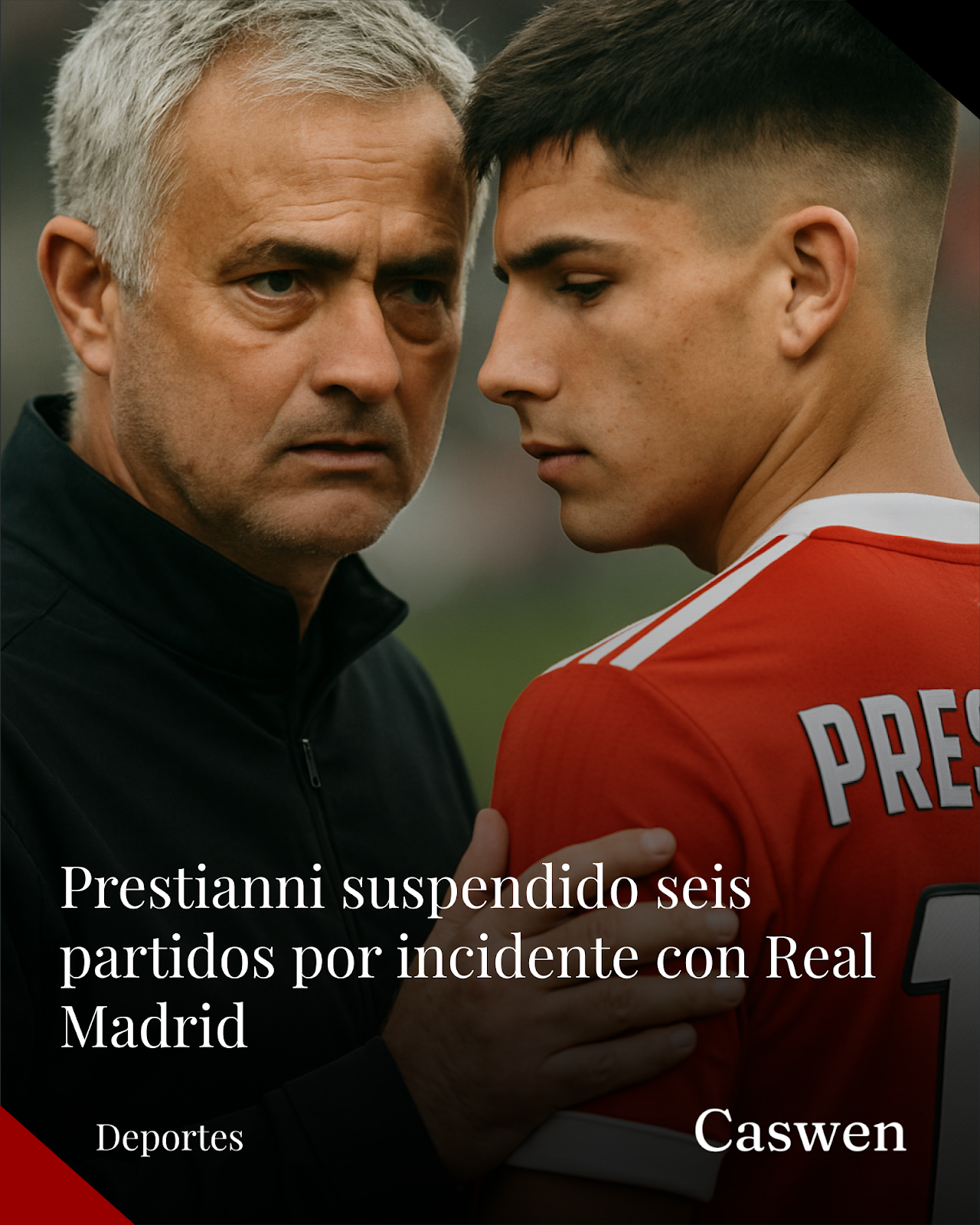 Prestianni sancionado con seis partidos tras incidente ante Real Madrid