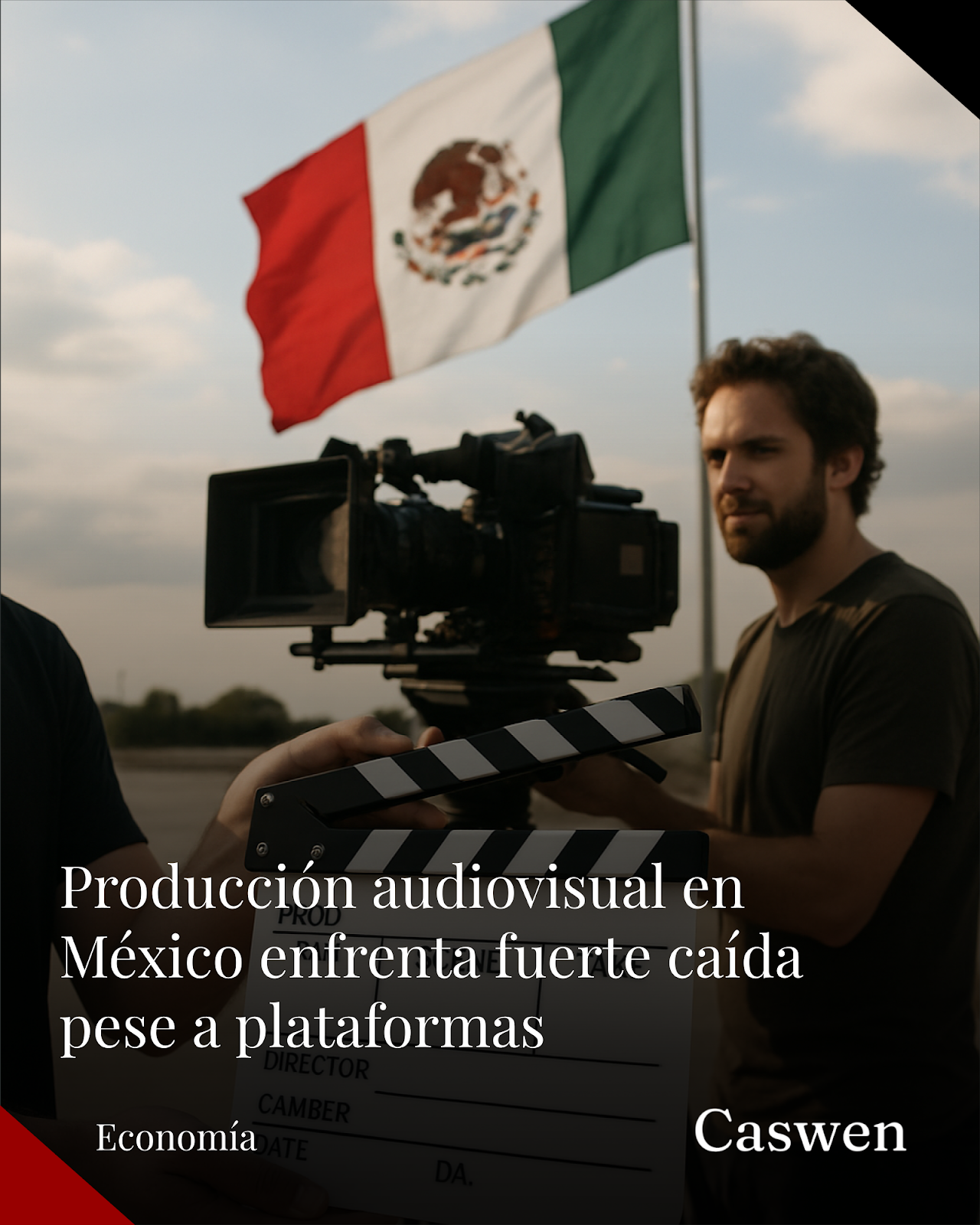 Producción de películas y series en México disminuye pese a Netflix y VIX