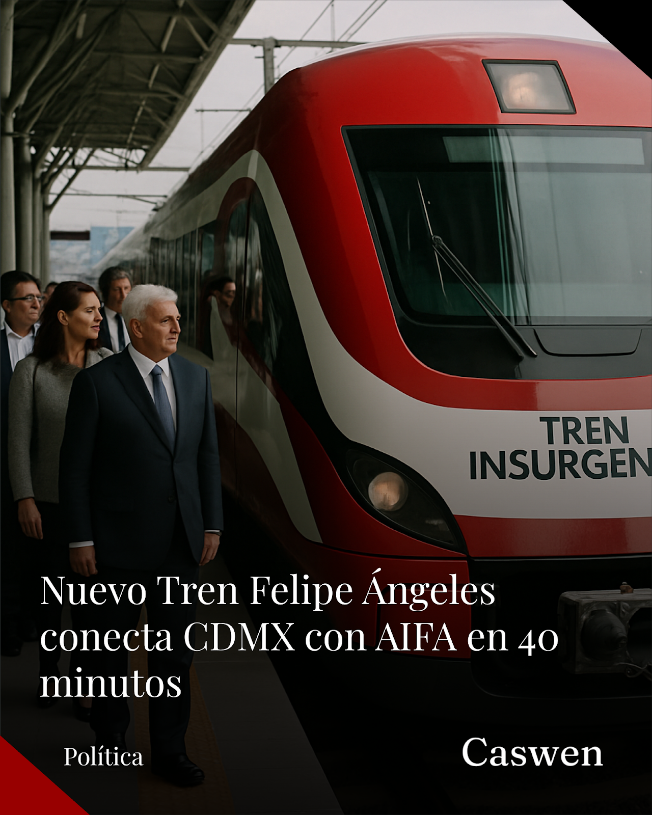 Se inaugura el Tren Felipe Ángeles que conecta la CDMX con el AIFA en 40 minutos