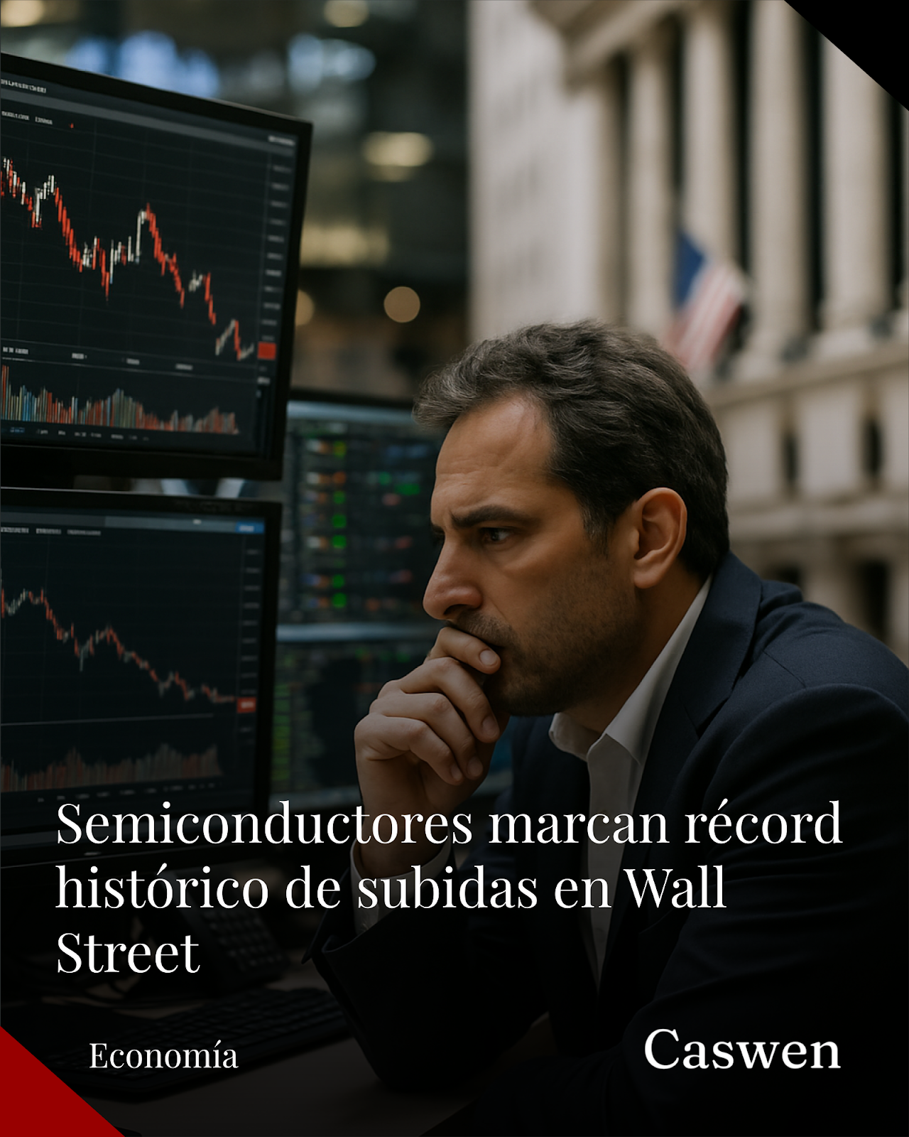 Sector de semiconductores en Wall Street alcanza récord con impulso de Nvidia