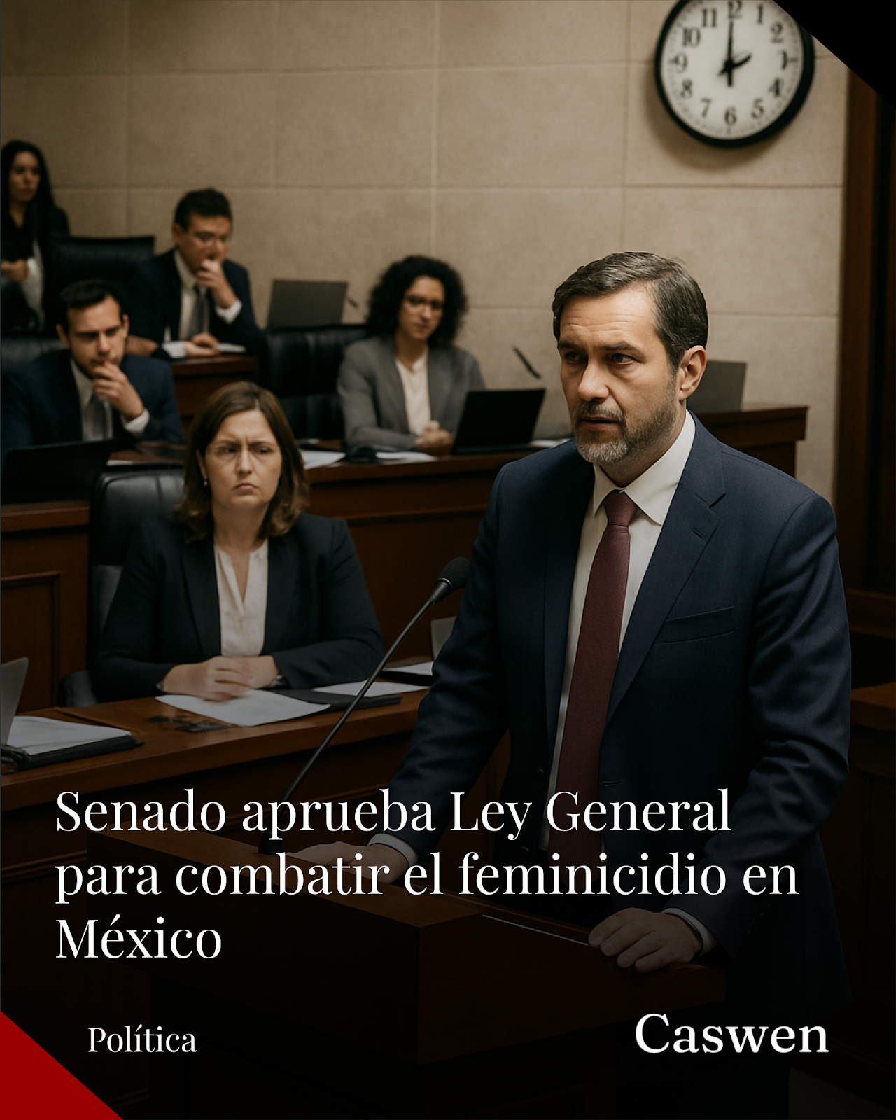 Senado aprueba reforma para expedir Ley General contra el feminicidio