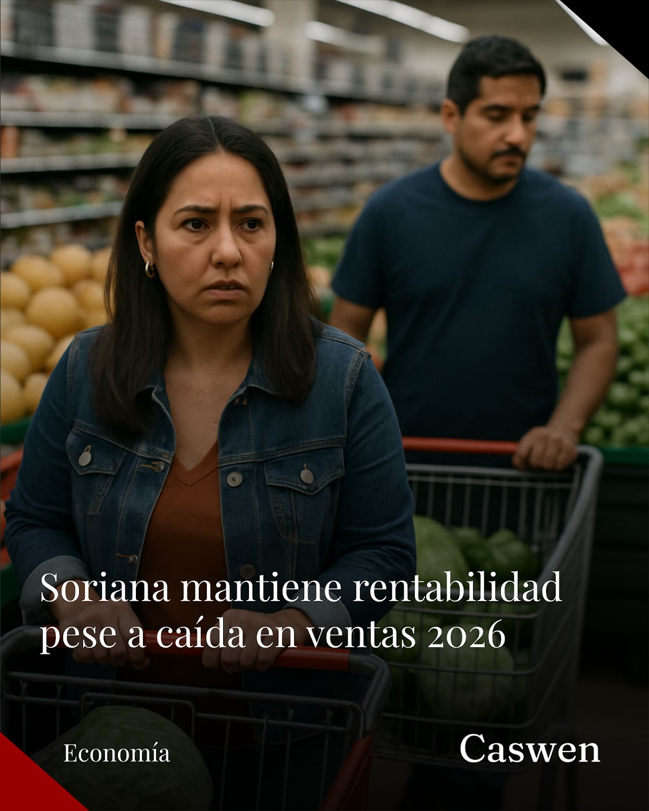 Soriana reporta caída en ventas en primer trimestre de 2026 por menor consumo