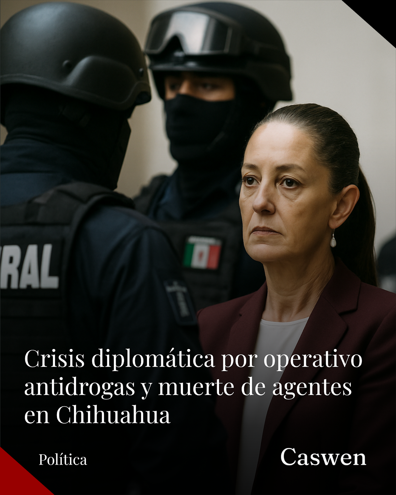 Tensión entre Sheinbaum, Chihuahua y EE.UU. tras muerte de agentes en operativo antidrogas