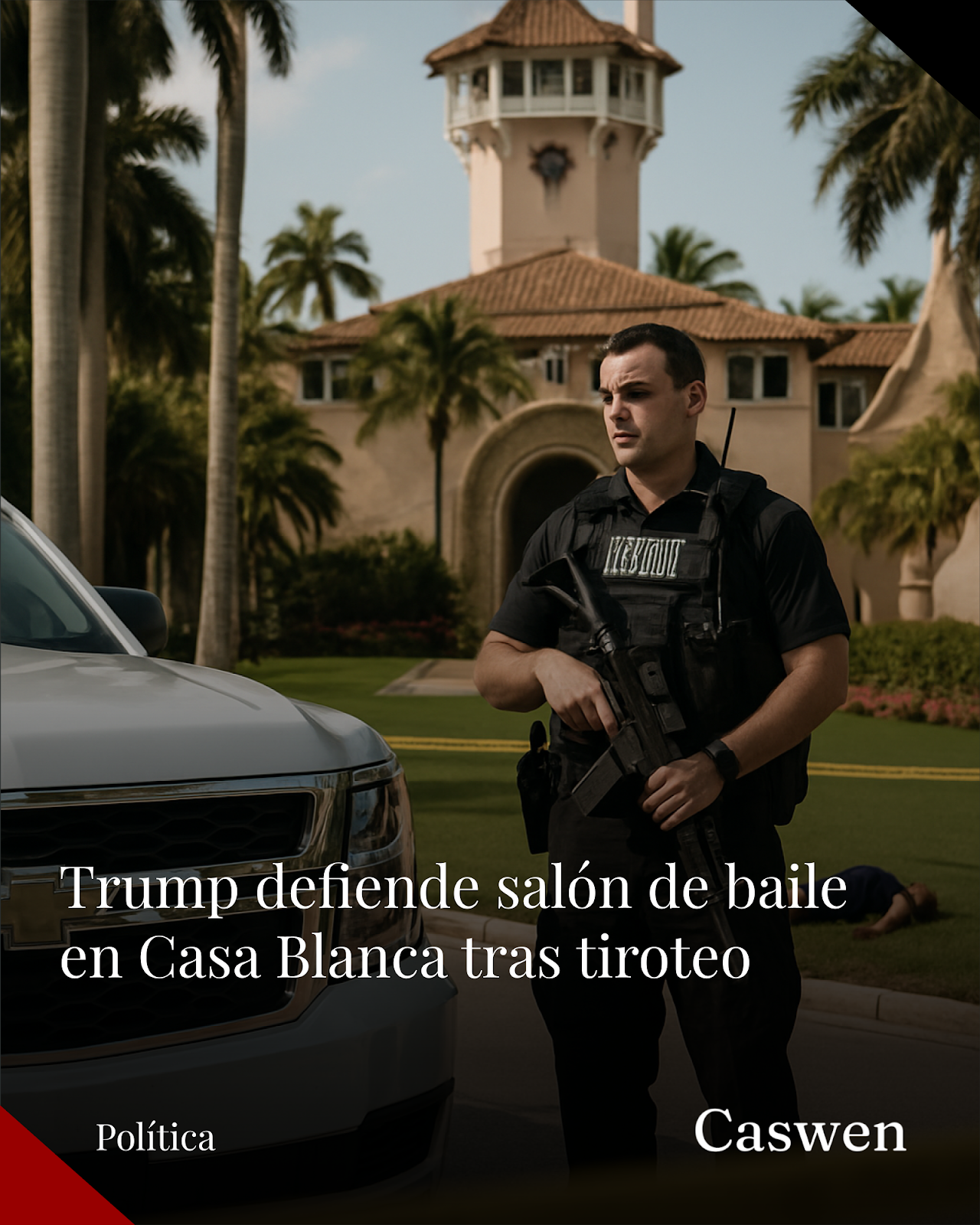 Trump justifica salón de baile en Casa Blanca tras tiroteo en gala en Washington